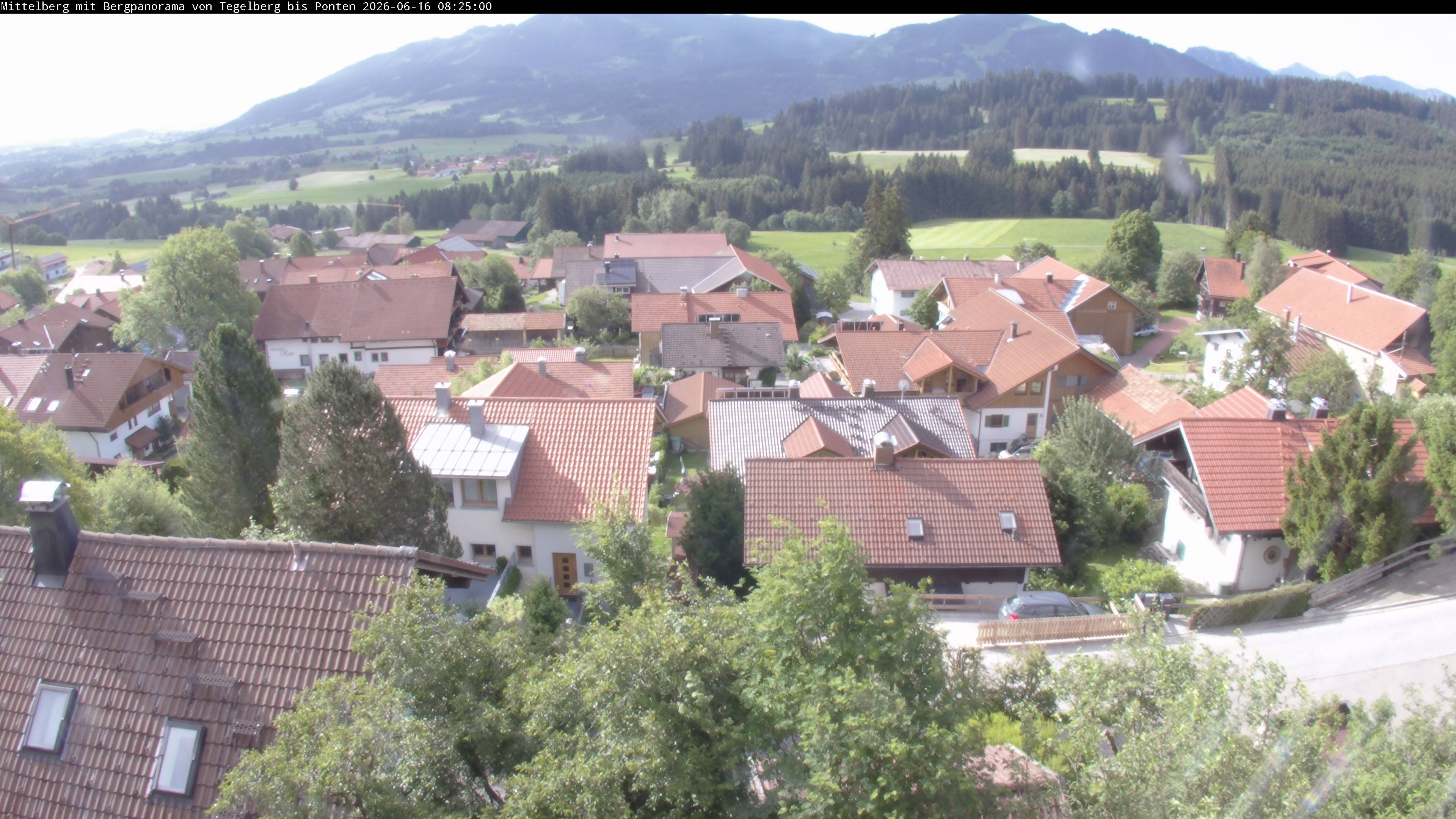 Archiv Foto Webcam Mittelberg: Blick Tegelberg