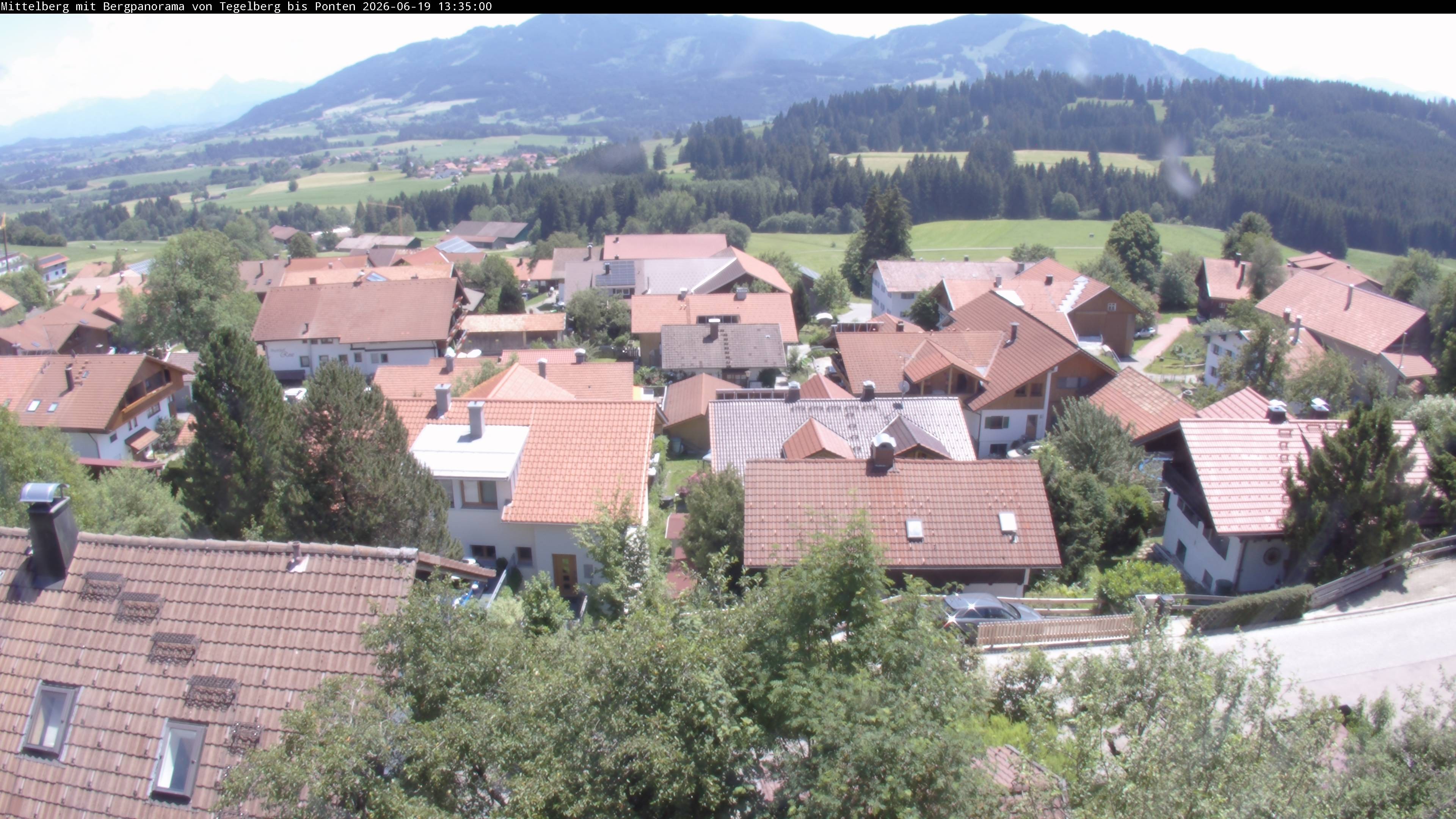 Archiv Foto Webcam Mittelberg: Blick Tegelberg