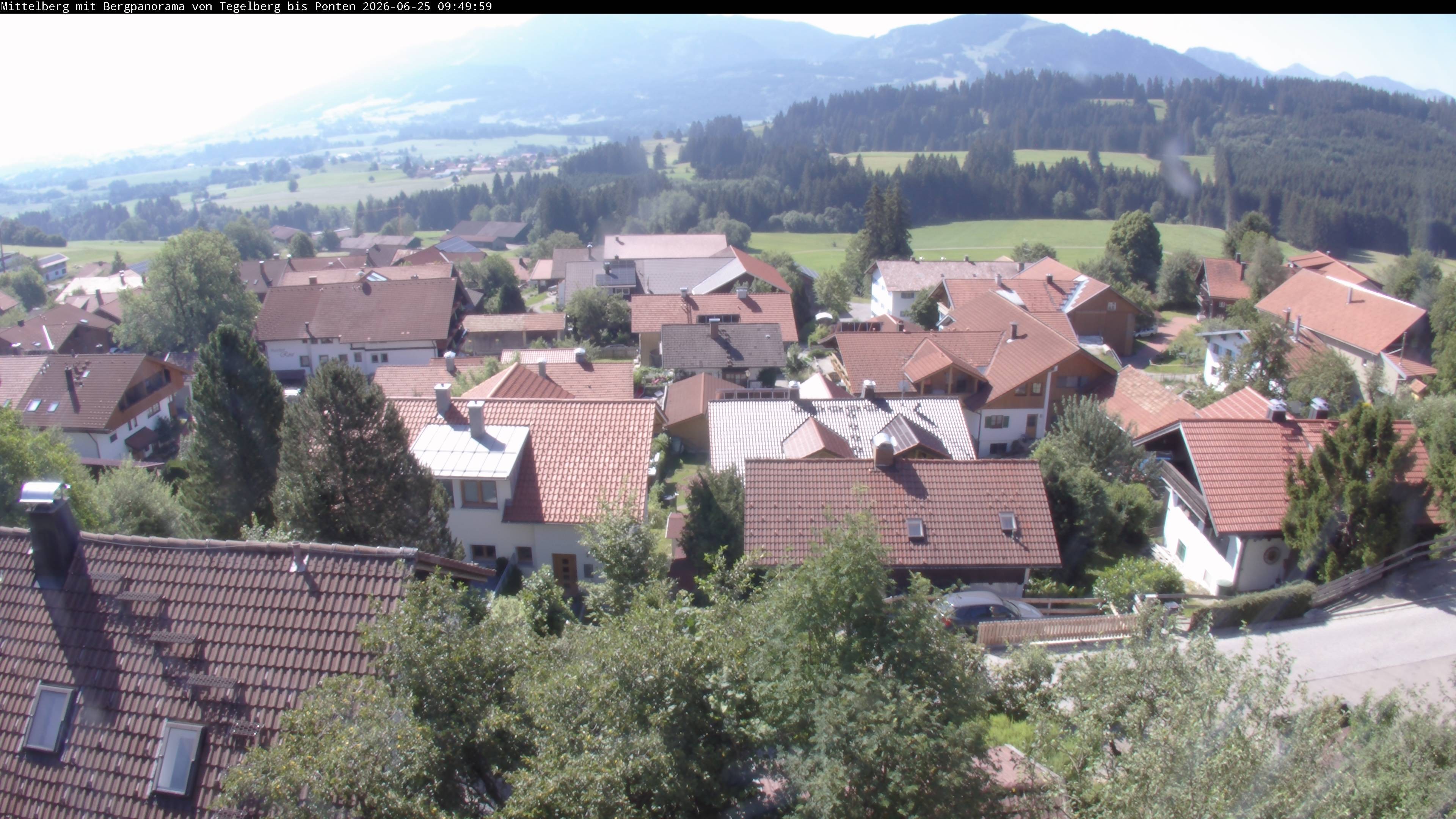 Archiv Foto Webcam Mittelberg: Blick Tegelberg