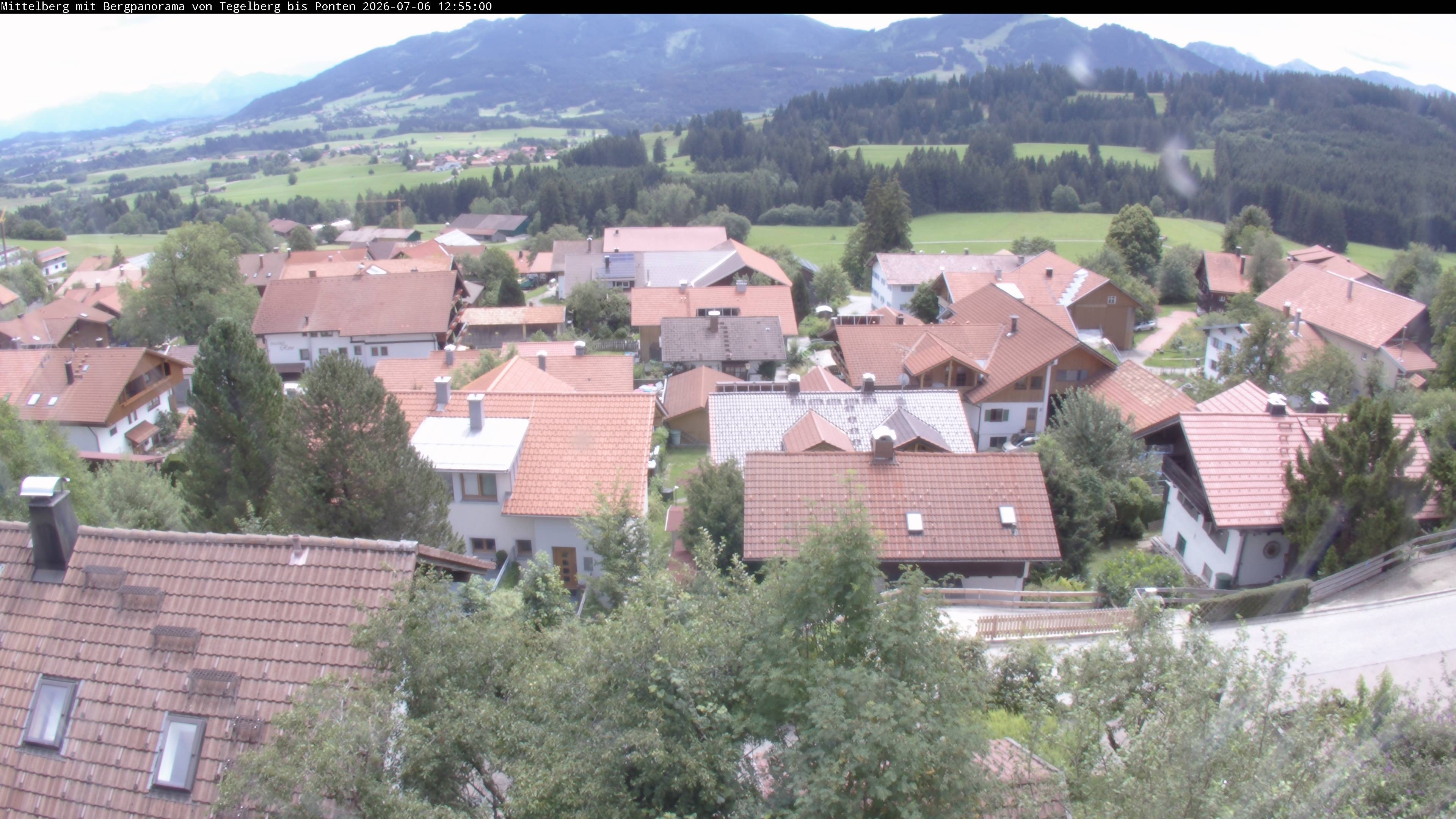 Archiv Foto Webcam Mittelberg: Blick Tegelberg