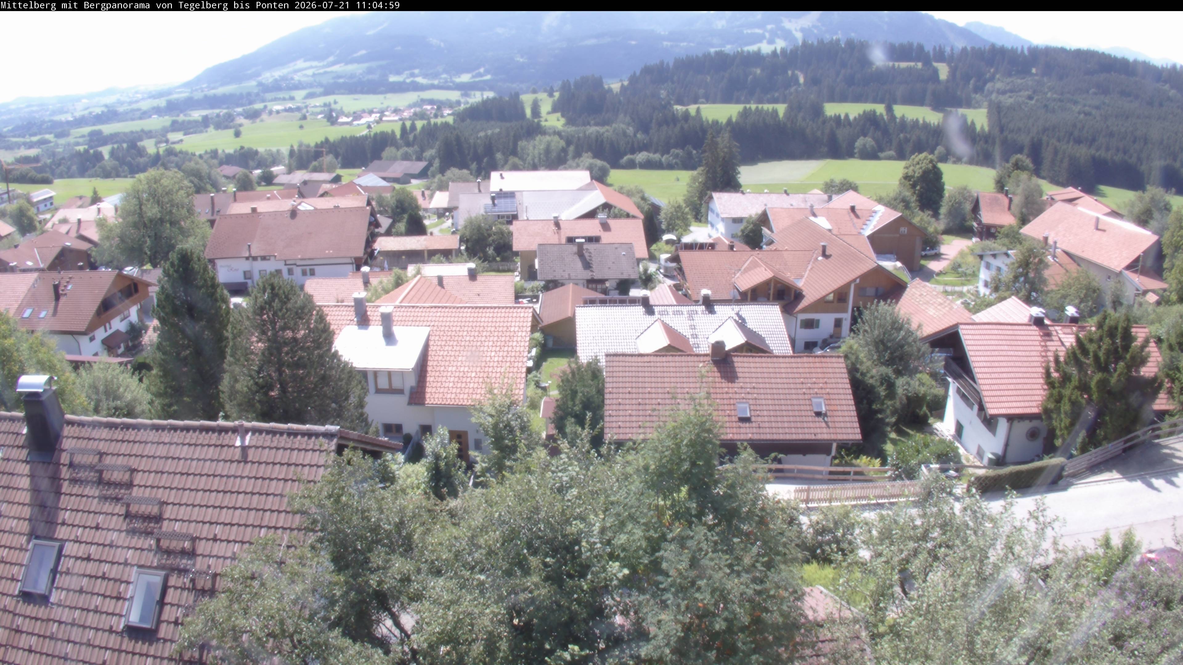 Archiv Foto Webcam Mittelberg: Blick Tegelberg
