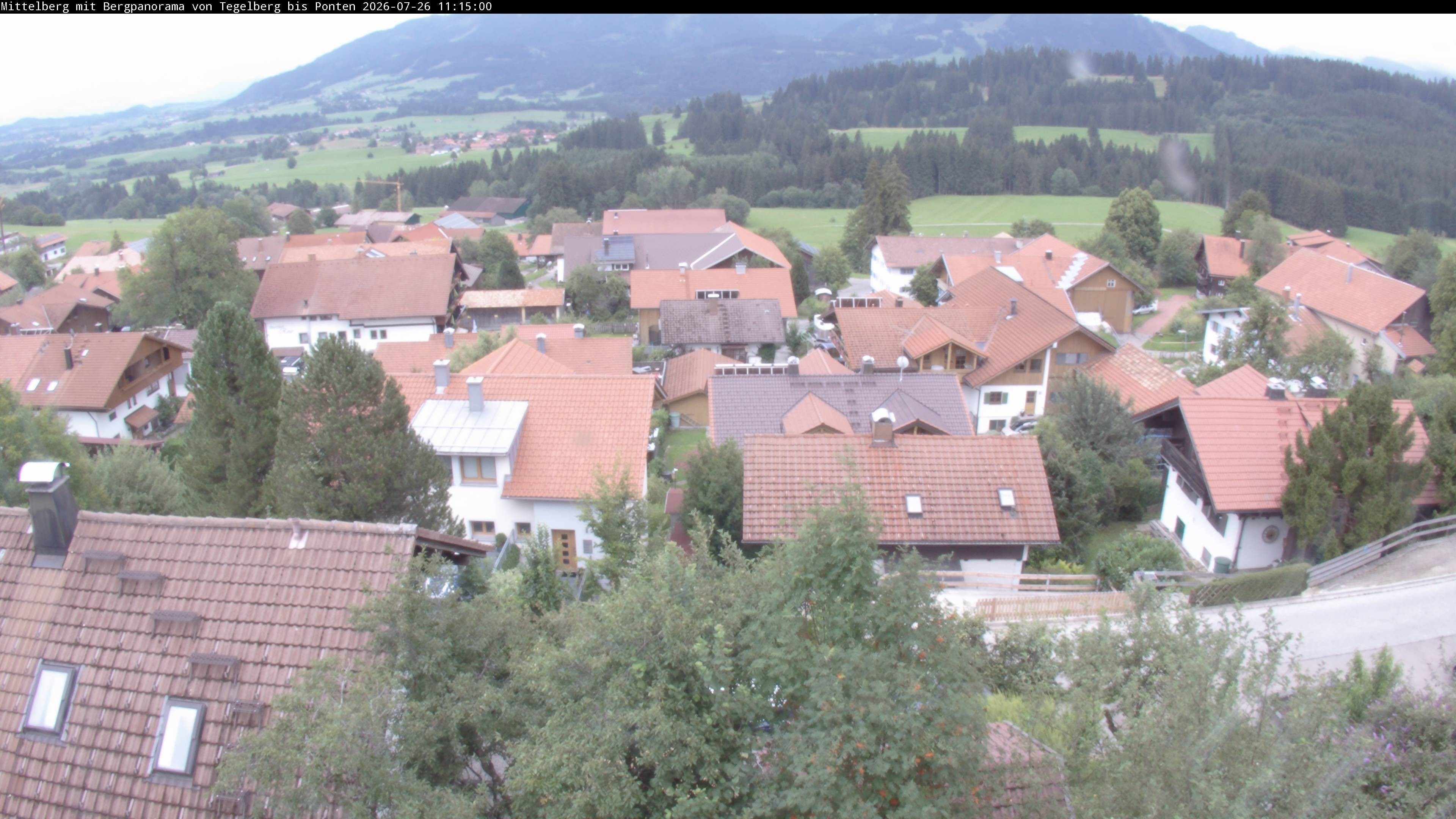 Archiv Foto Webcam Mittelberg: Blick Tegelberg