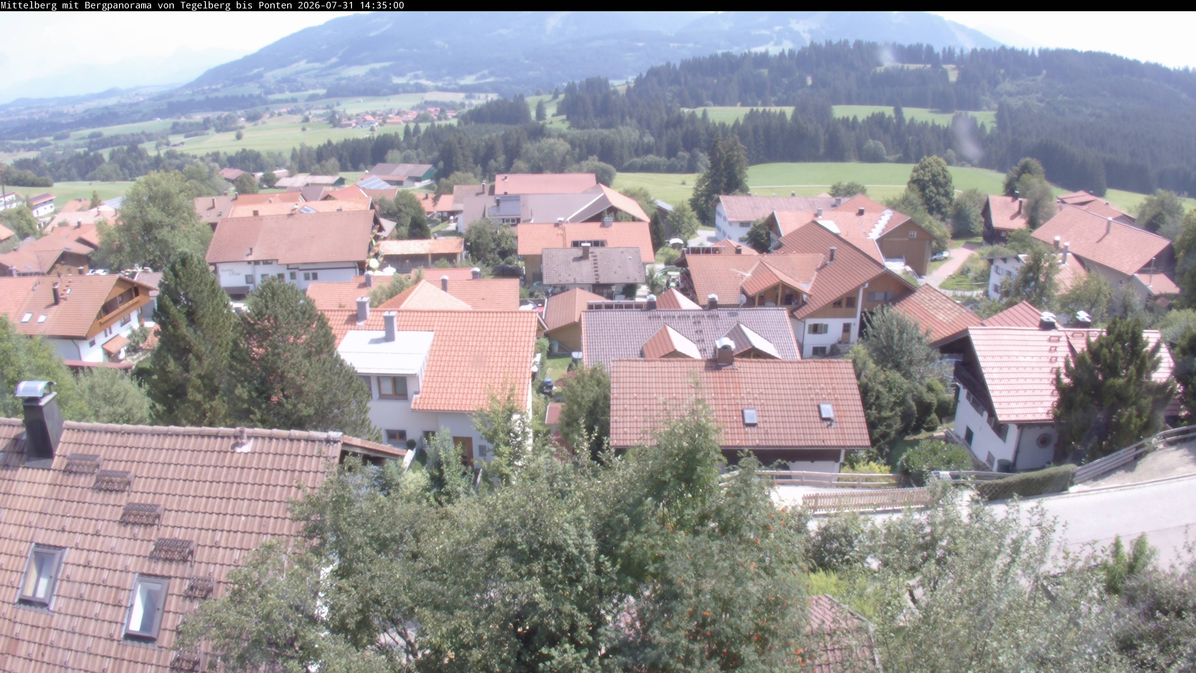 Archiv Foto Webcam Mittelberg: Blick Tegelberg