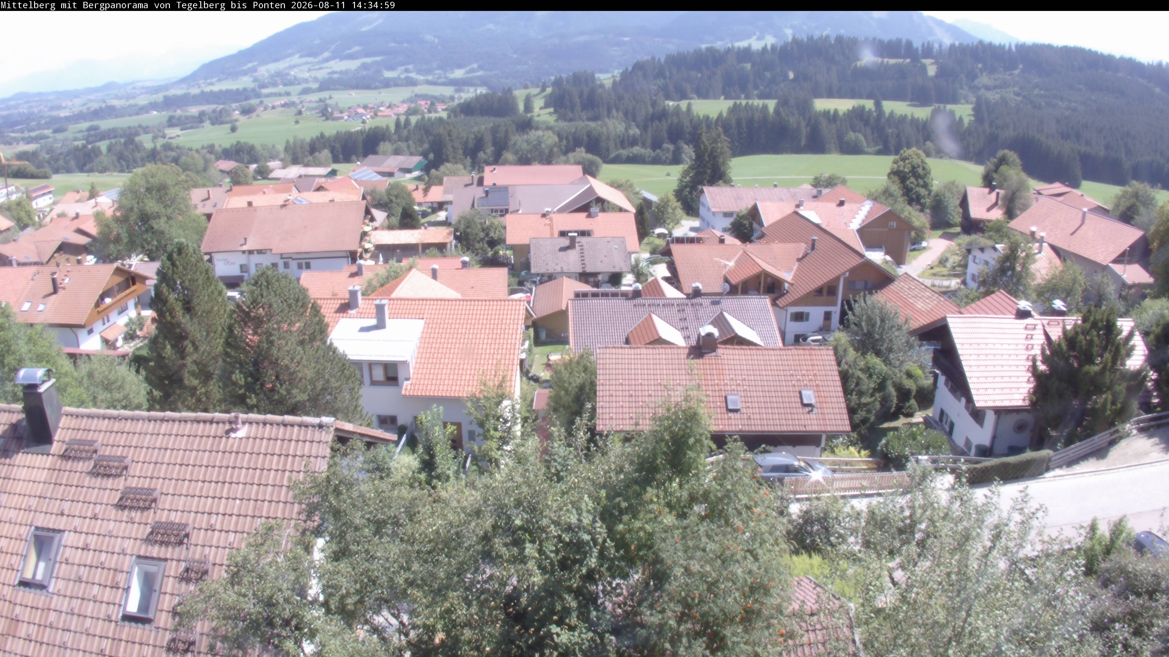 Archiv Foto Webcam Mittelberg: Blick Tegelberg