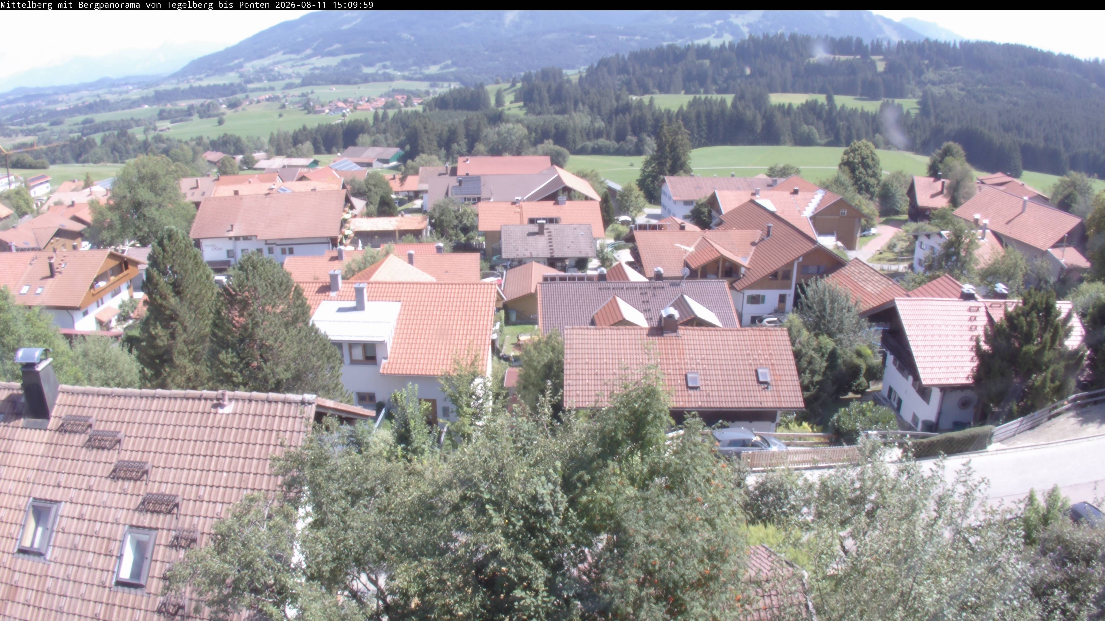 Archiv Foto Webcam Mittelberg: Blick Tegelberg