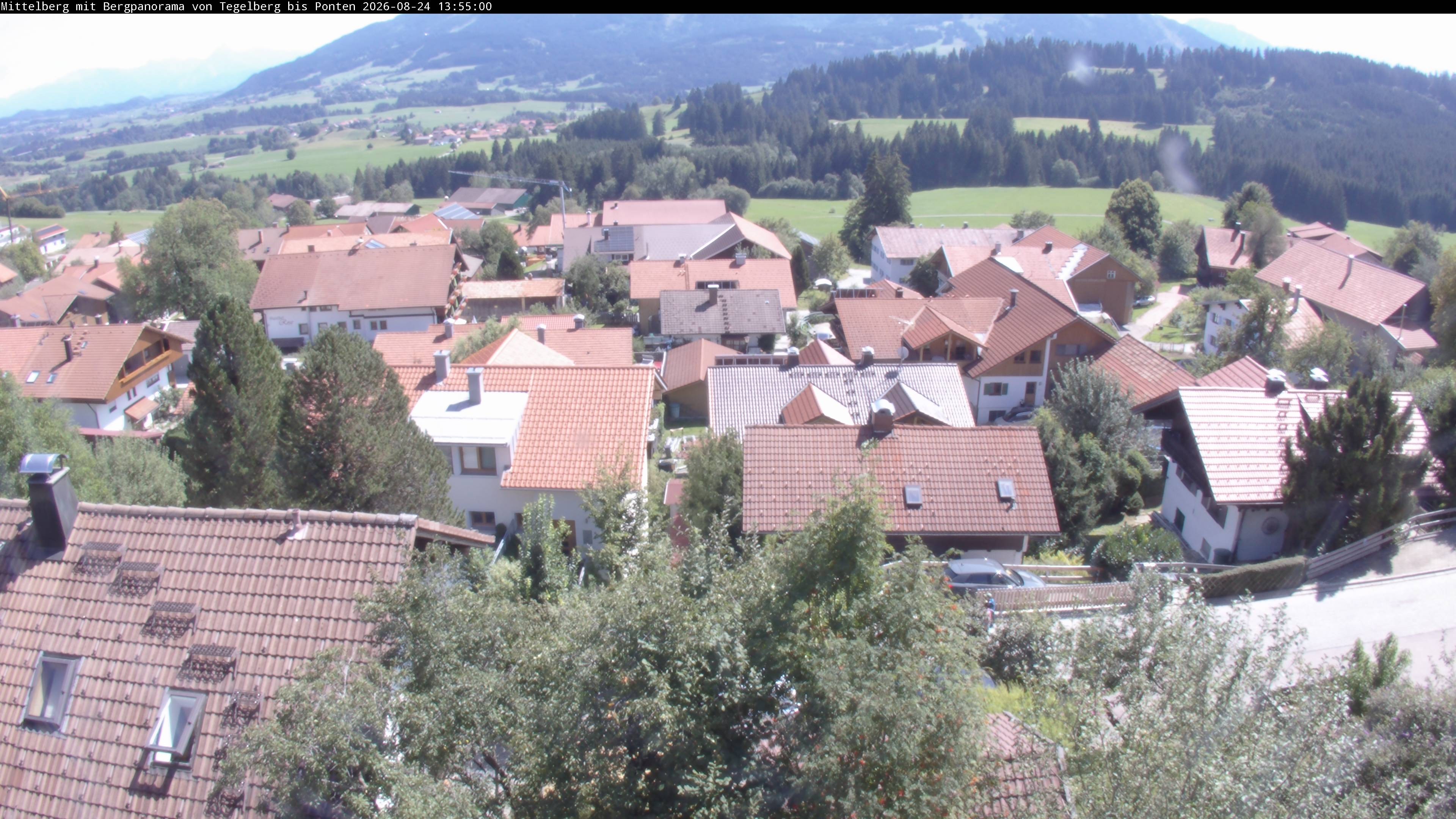 Archiv Foto Webcam Mittelberg: Blick Tegelberg
