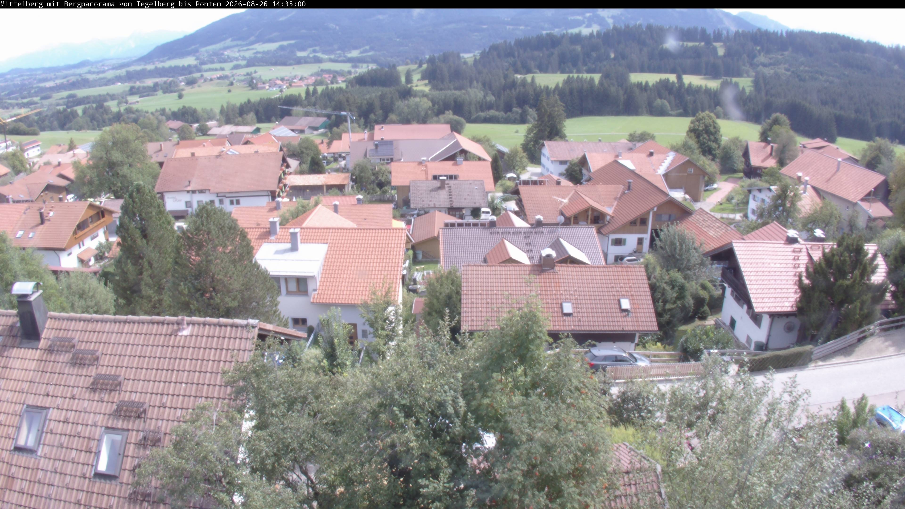 Archiv Foto Webcam Mittelberg: Blick Tegelberg