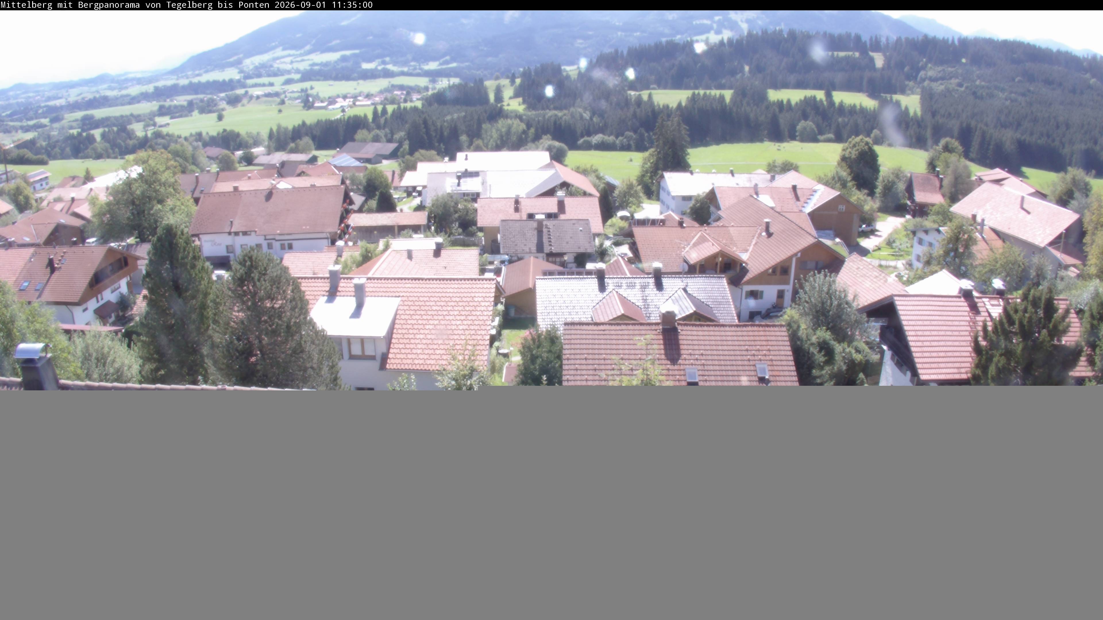 Archiv Foto Webcam Mittelberg: Blick Tegelberg