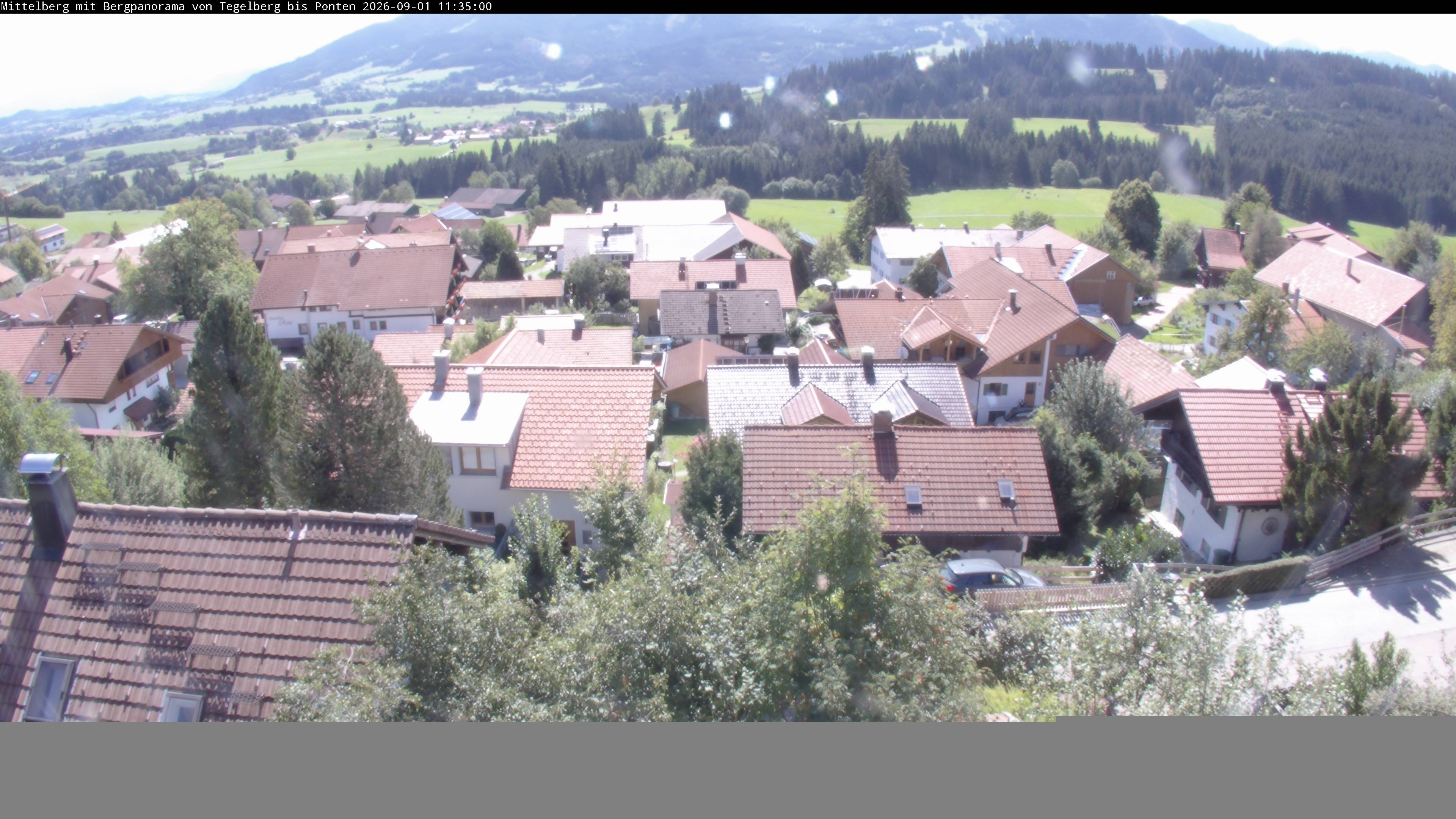 Archiv Foto Webcam Mittelberg: Blick Tegelberg