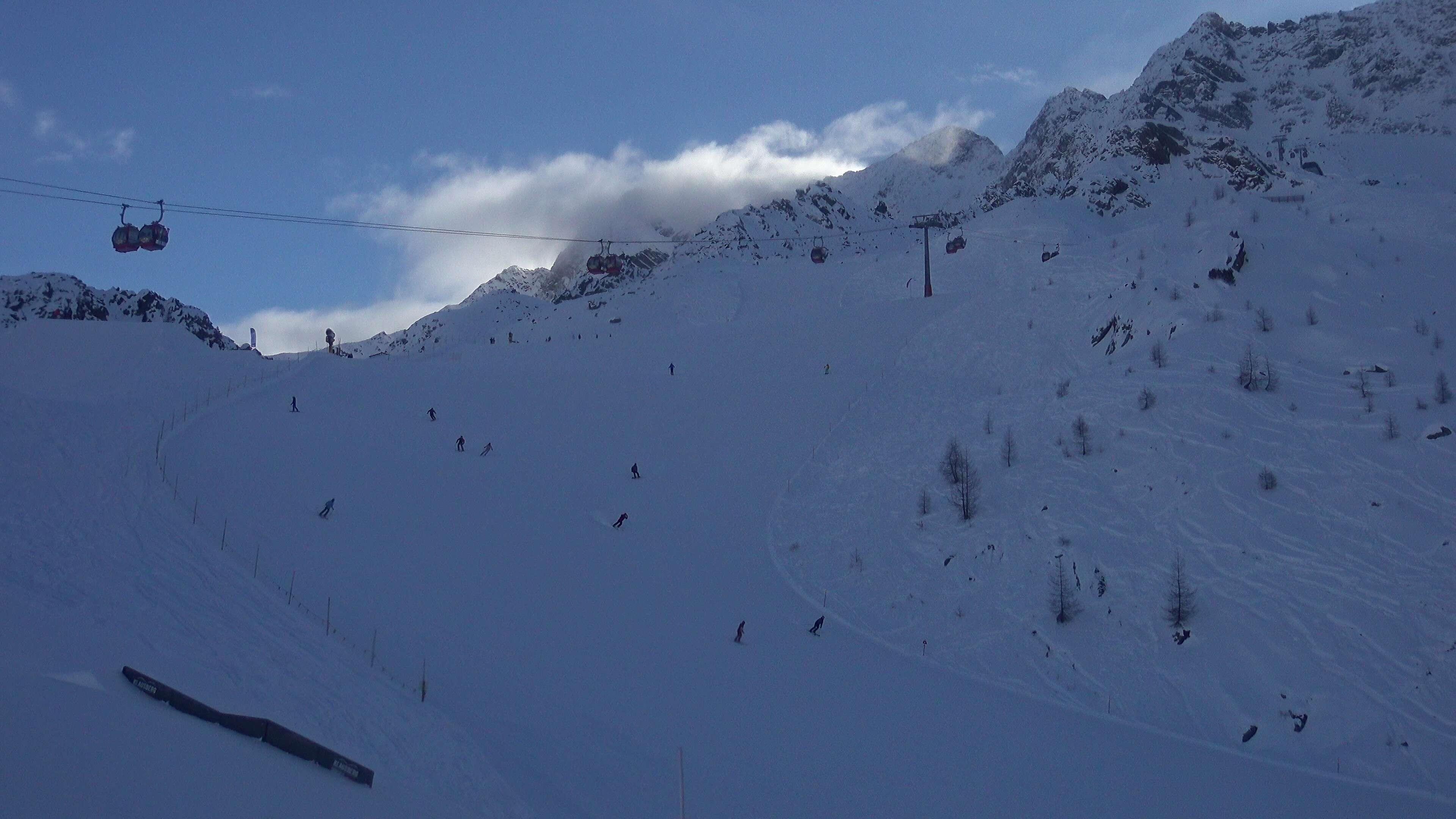 Archiv Foto Webcam Wanderarena Klausberg (1.950 m) - Blick auf Lifte Klaussee I und II