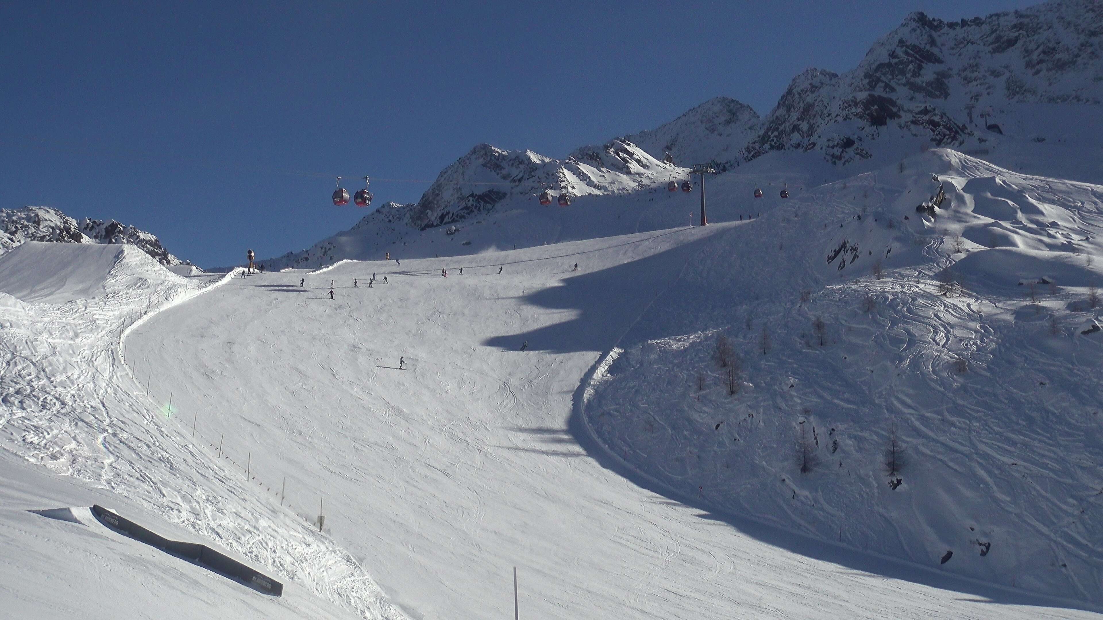 Archiv Foto Webcam Wanderarena Klausberg (1.950 m) - Blick auf Lifte Klaussee I und II