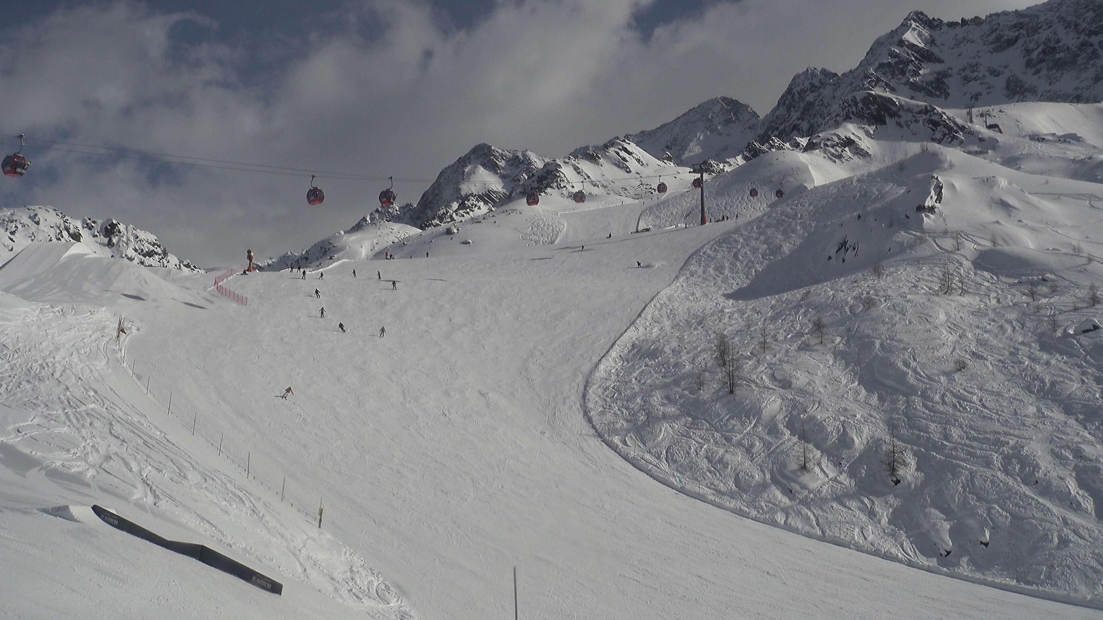 Archiv Foto Webcam Wanderarena Klausberg (1.950 m) - Blick auf Lifte Klaussee I und II
