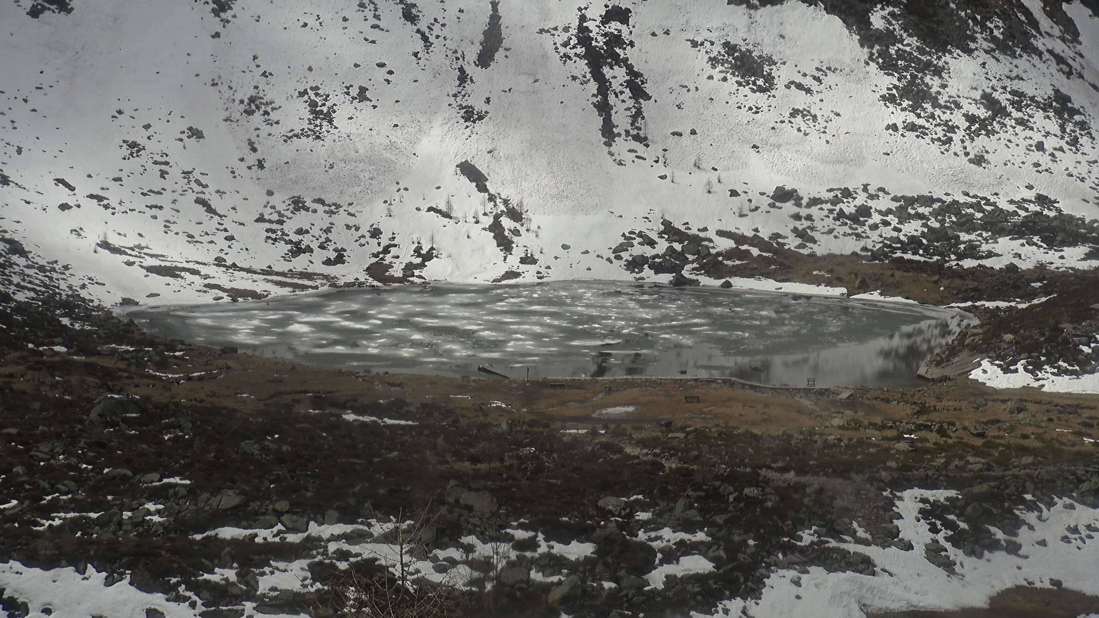 Archived image Webcam Hiking area Klausberg in South Tyrol (1.950 m) - View of lifts Klaussee I and II