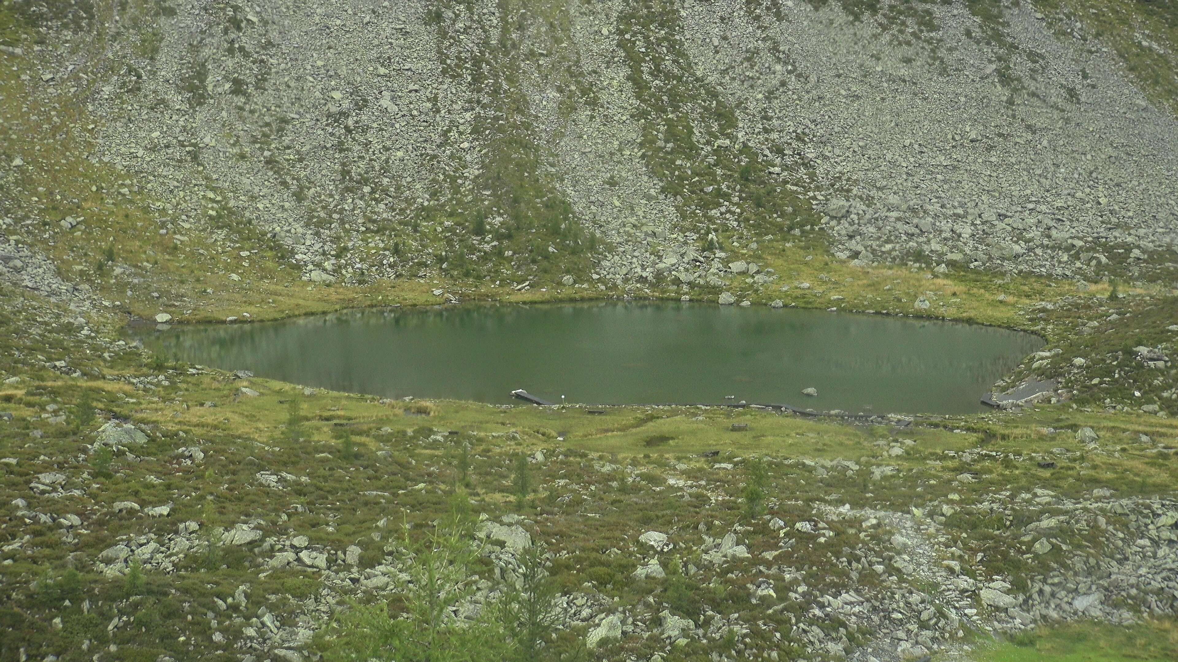 Archived image Webcam Hiking area Klausberg in South Tyrol (1.950 m) - View of lifts Klaussee I and II