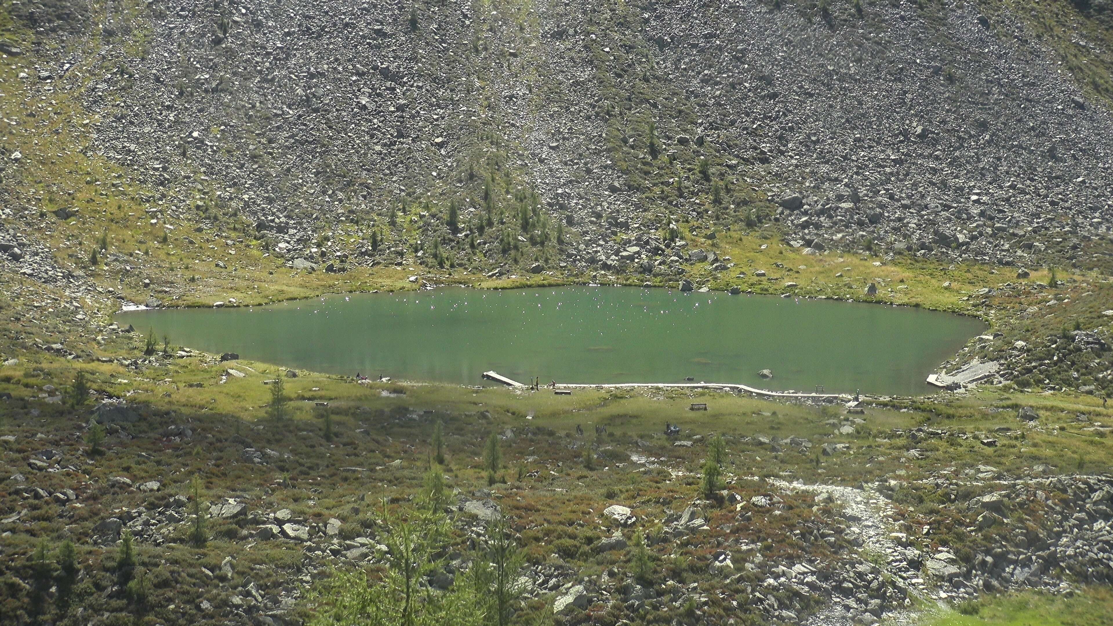 Archived image Webcam Hiking area Klausberg in South Tyrol (1.950 m) - View of lifts Klaussee I and II