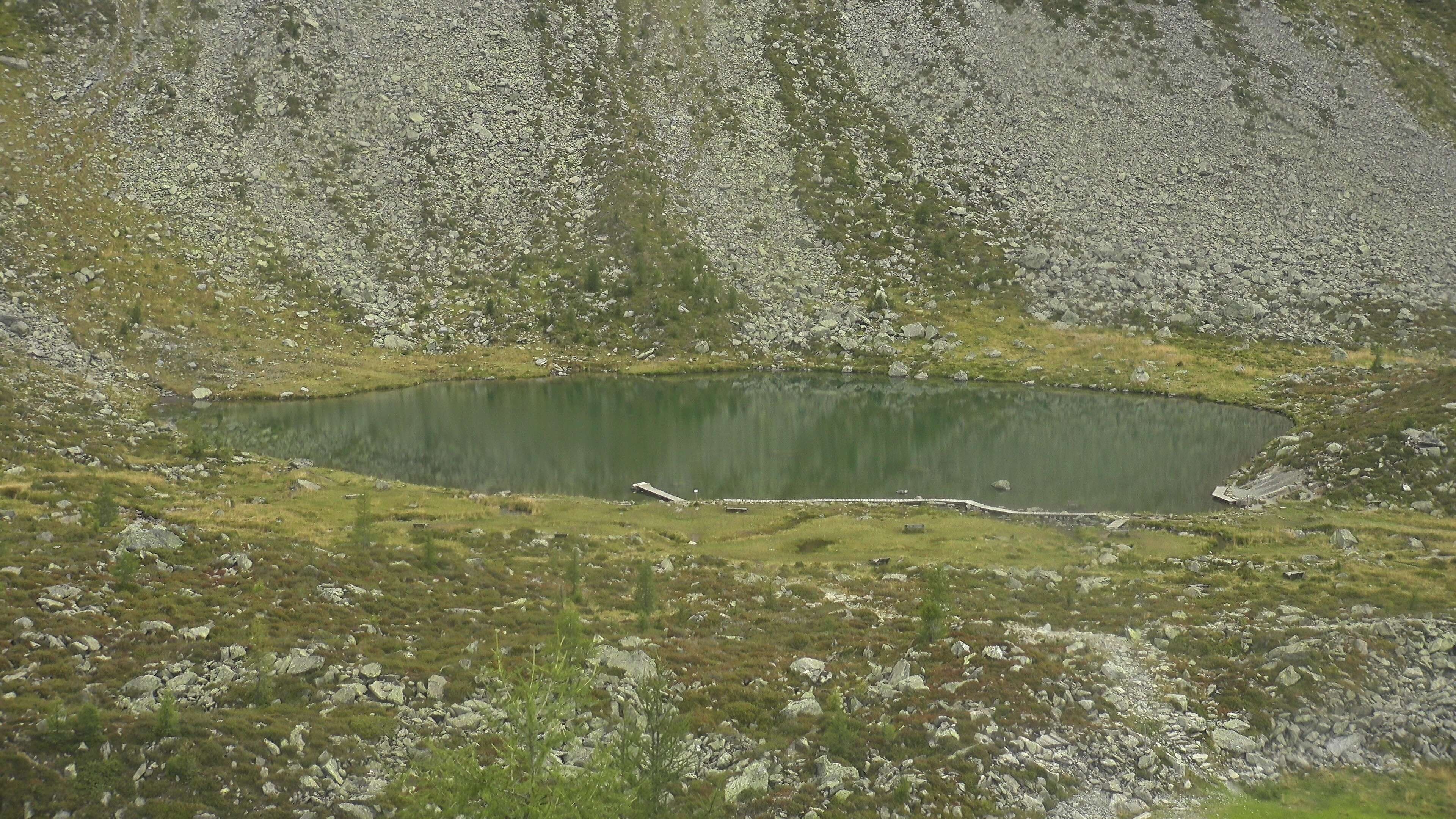 Archived image Webcam Hiking area Klausberg in South Tyrol (1.950 m) - View of lifts Klaussee I and II