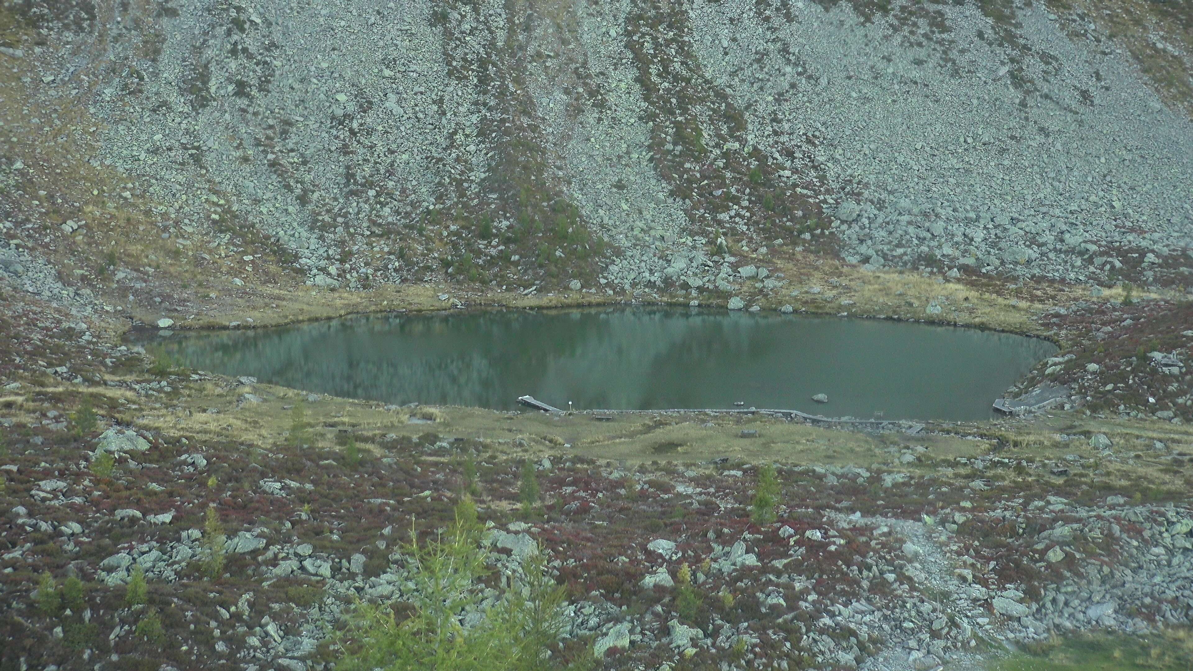 Archived image Webcam Hiking area Klausberg in South Tyrol (1.950 m) - View of lifts Klaussee I and II