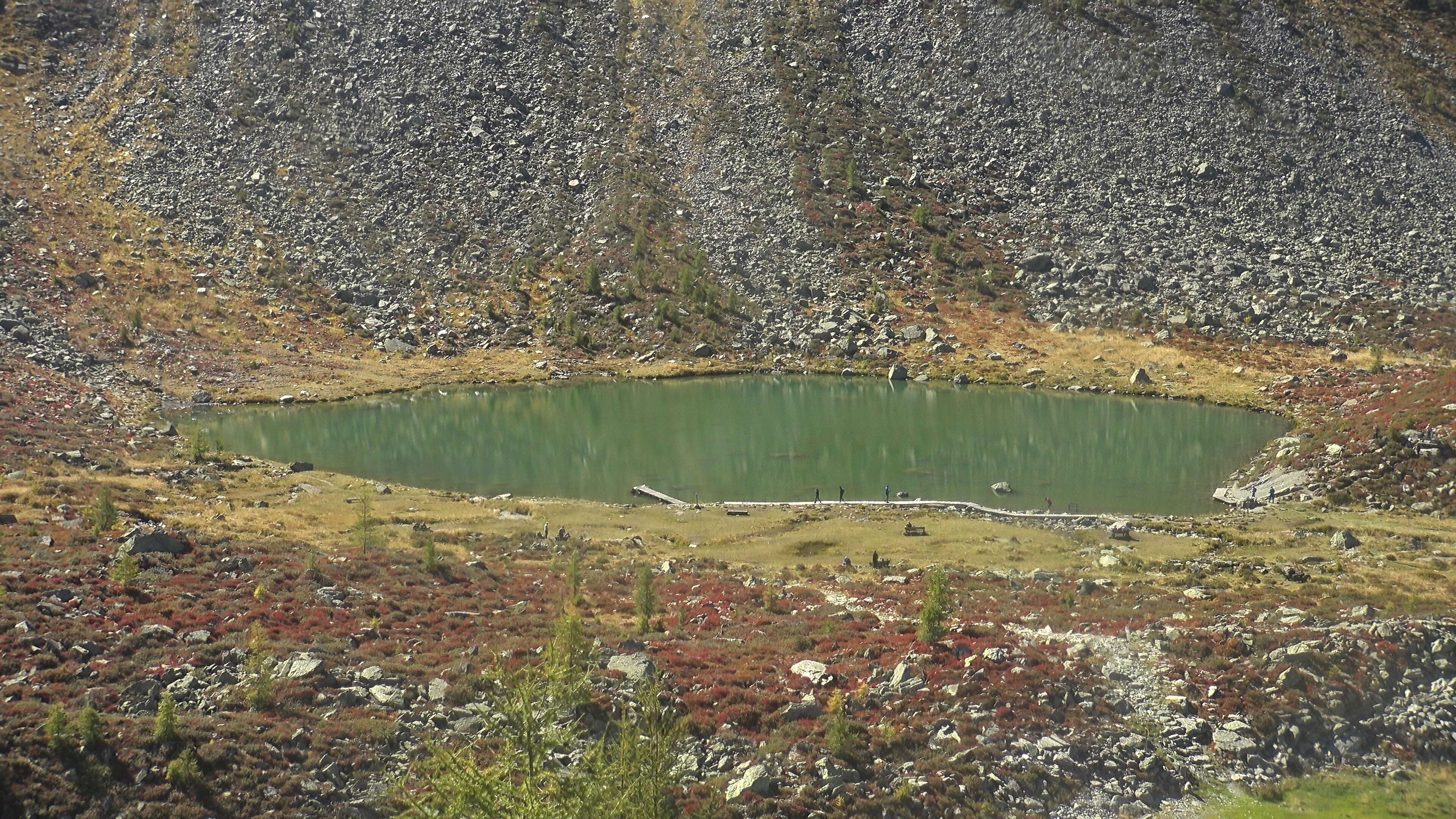 Archived image Webcam Hiking area Klausberg in South Tyrol (1.950 m) - View of lifts Klaussee I and II