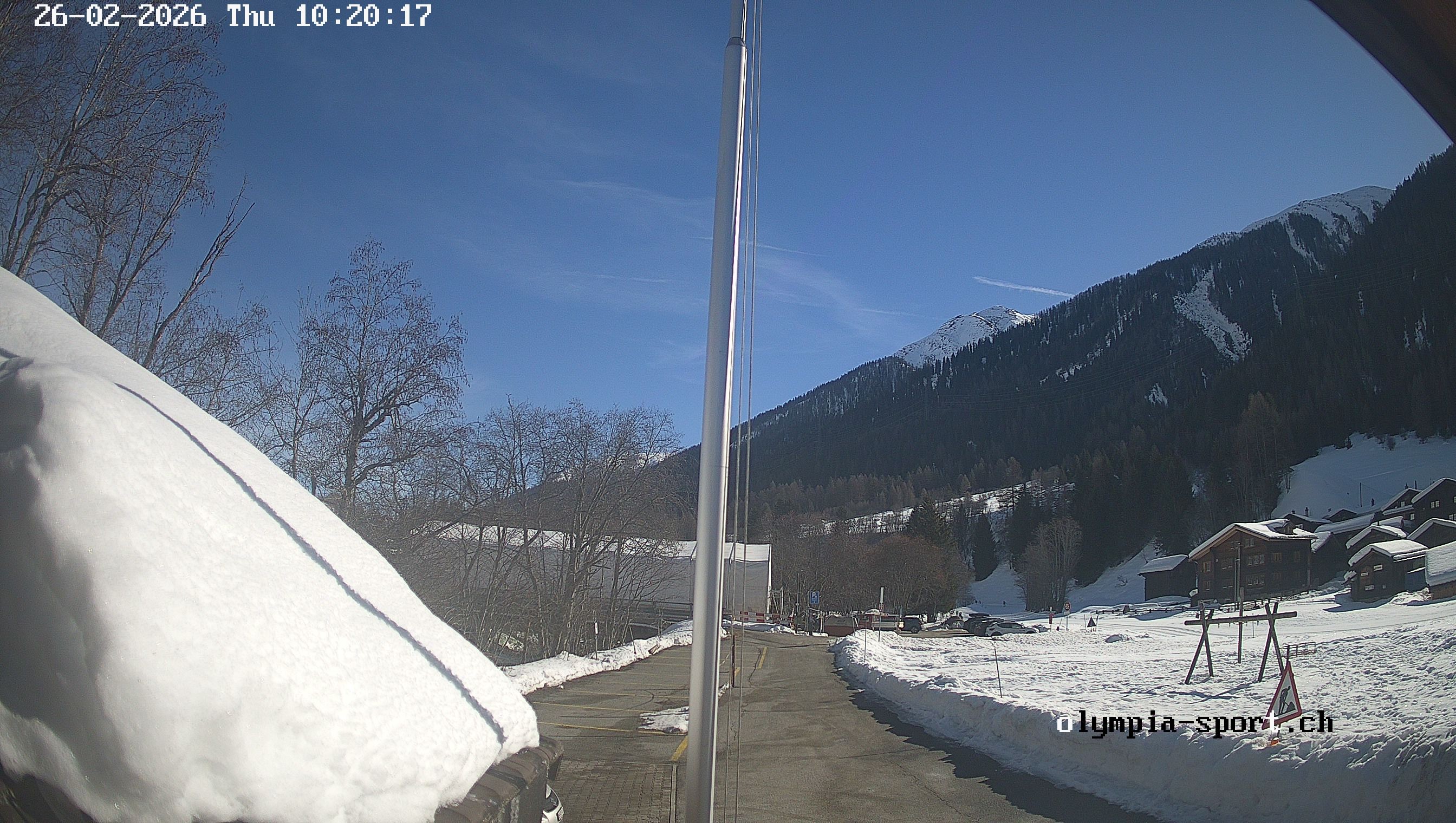 Archived image Webcam Bodmen Blitzingen: Olympia Sports