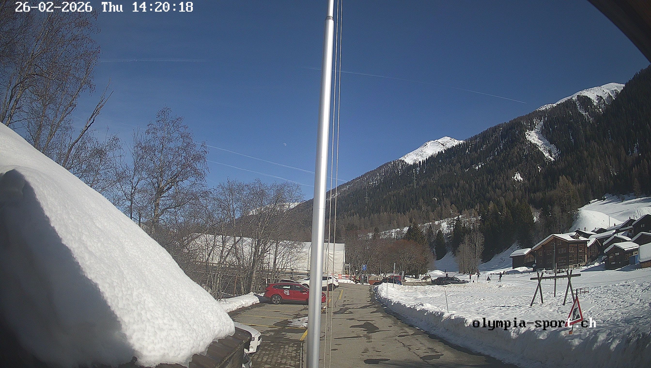 Archived image Webcam Bodmen Blitzingen: Olympia Sports