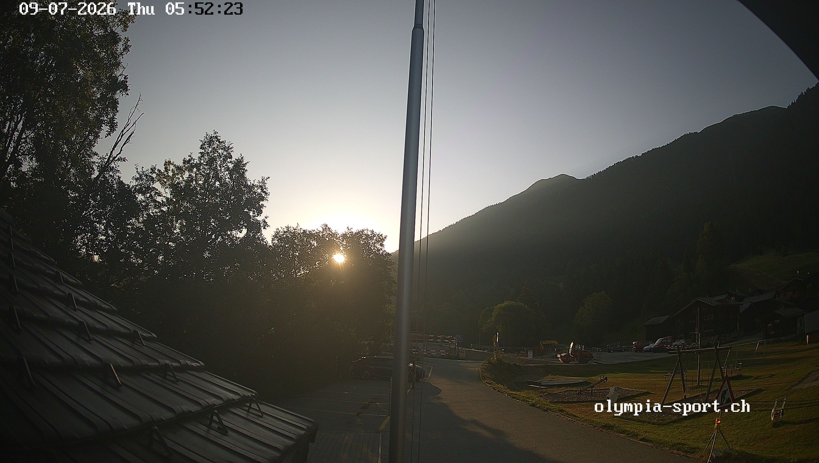 Archived image Webcam Bodmen Blitzingen: Olympia Sports