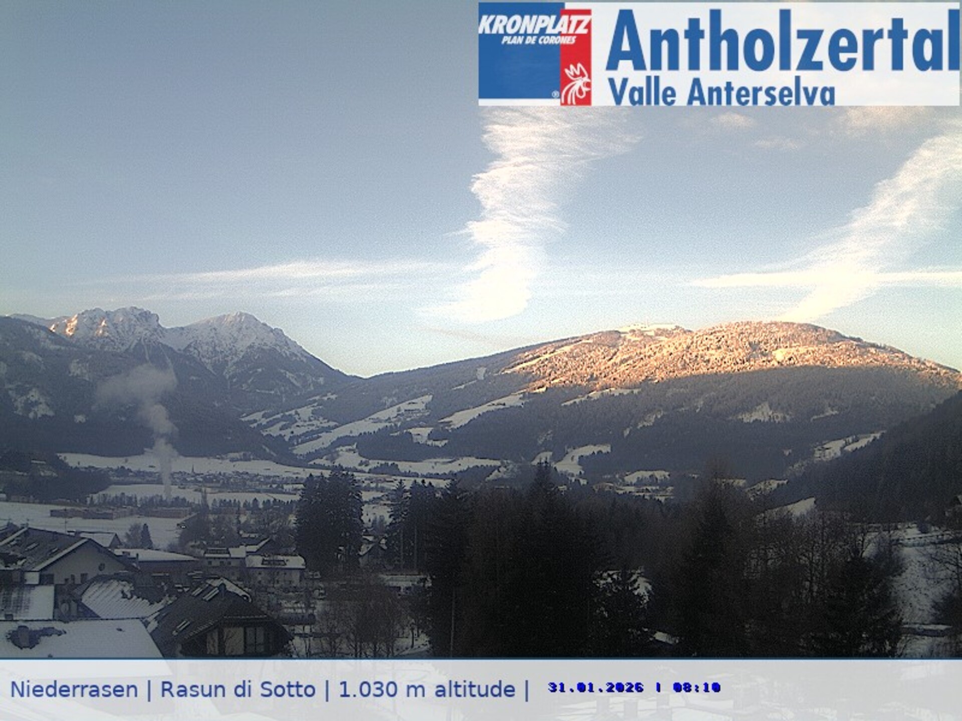 Archiv Foto Webcam Rasen-Antholz (Antholzertal, Südtirol)