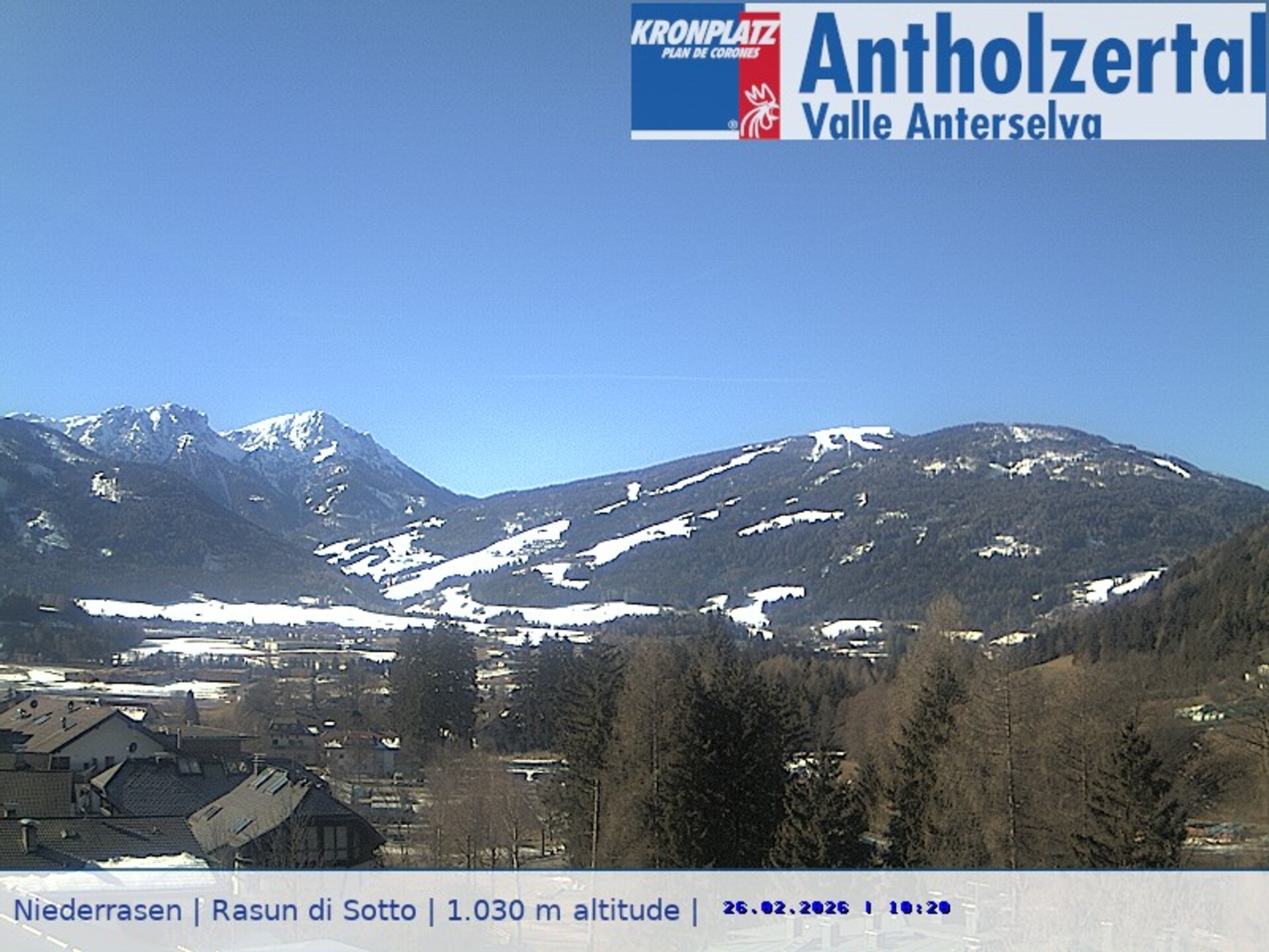 Archiv Foto Webcam Rasen-Antholz (Antholzertal, Südtirol)
