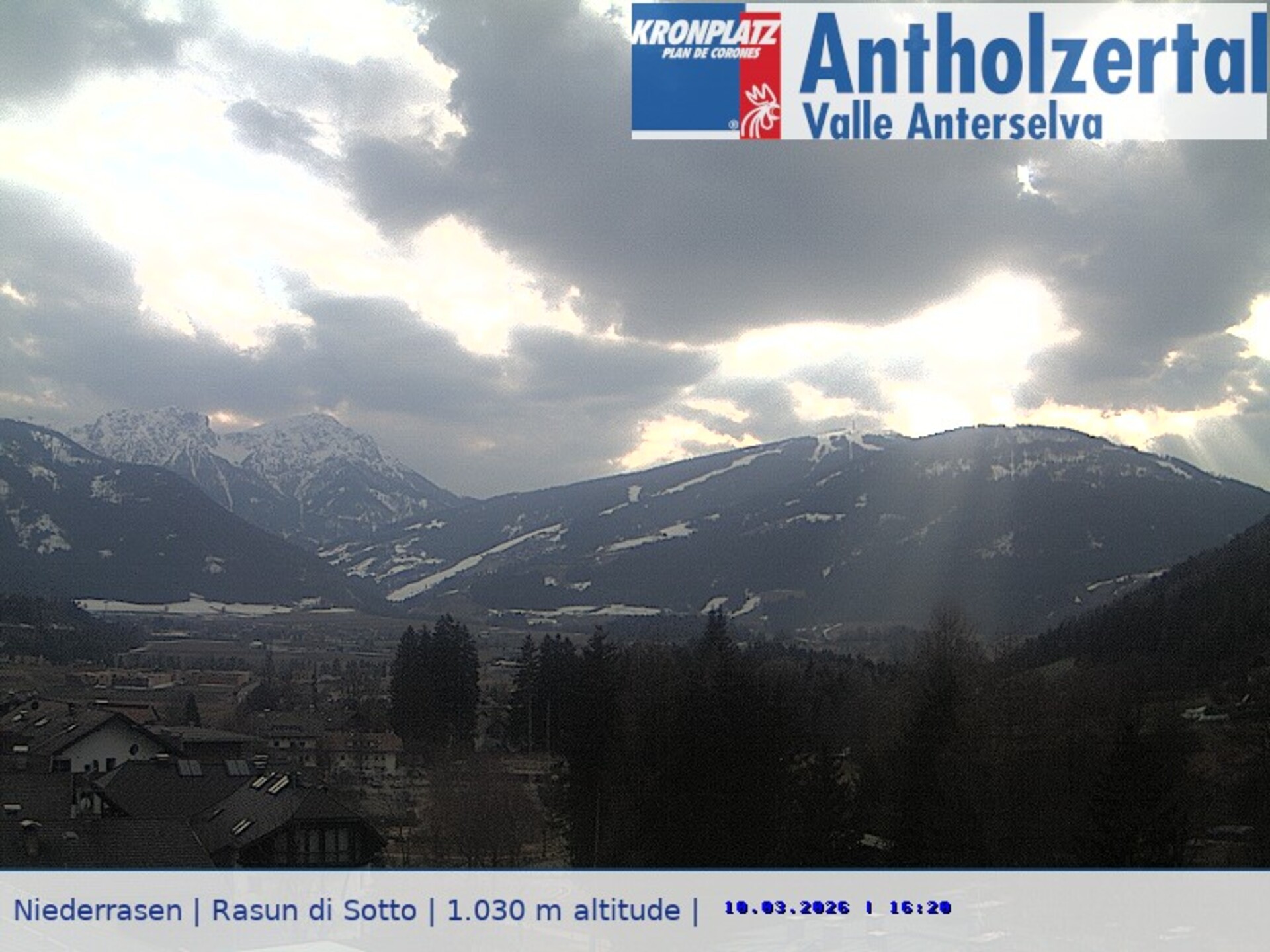 Archiv Foto Webcam Rasen-Antholz (Antholzertal, Südtirol)