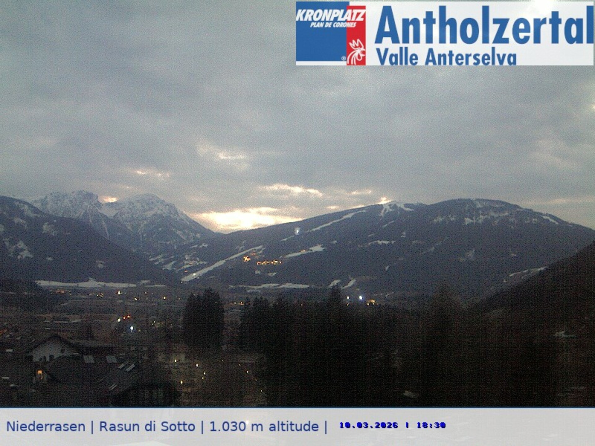Archiv Foto Webcam Rasen-Antholz (Antholzertal, Südtirol)
