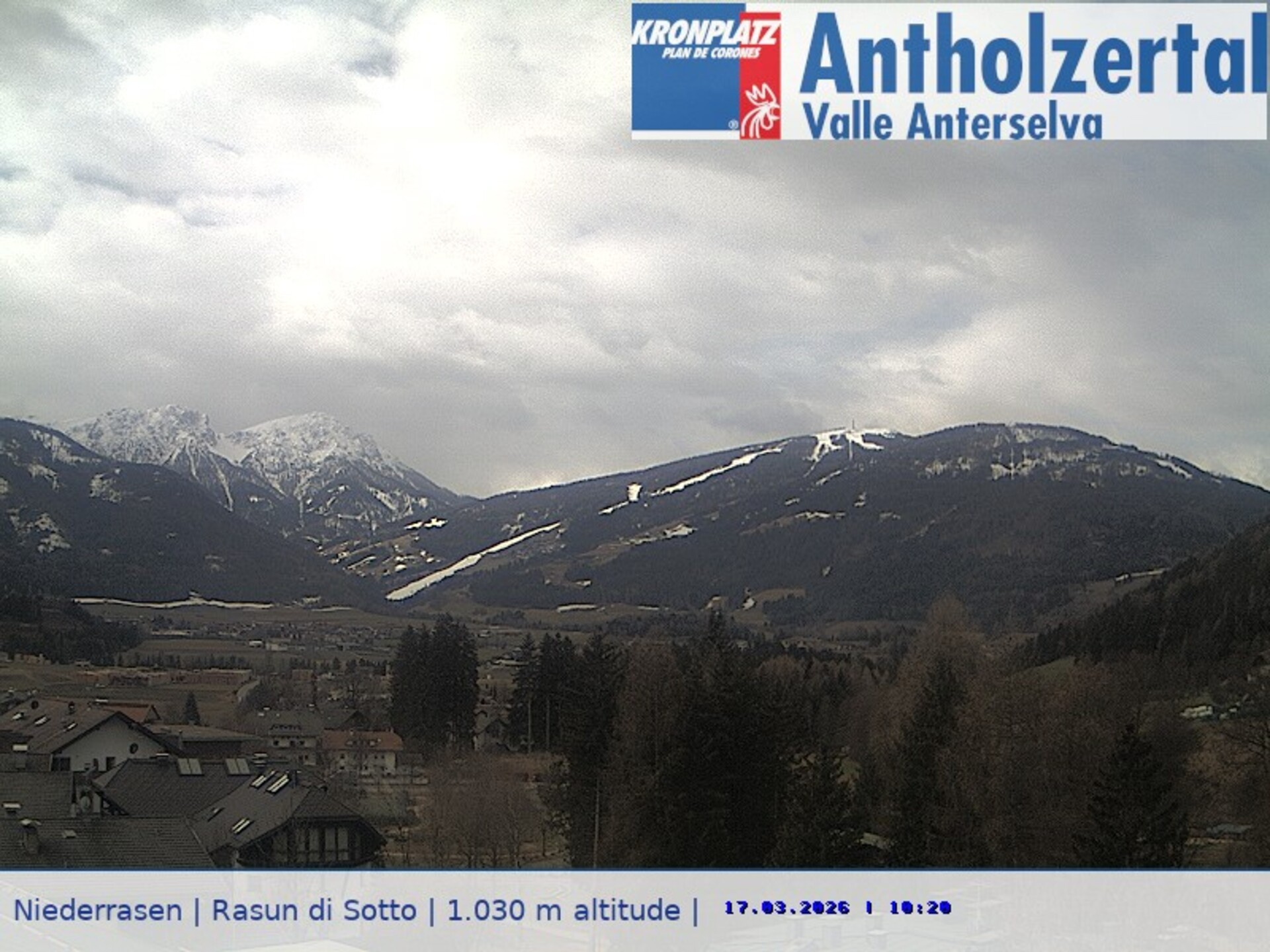 Archiv Foto Webcam Rasen-Antholz (Antholzertal, Südtirol)