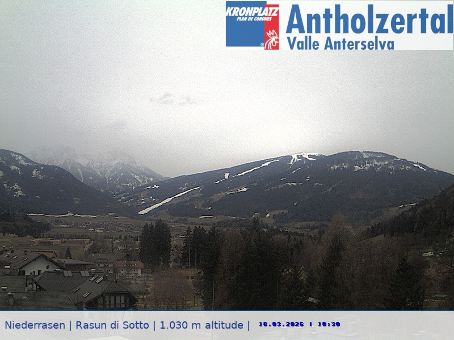 Archiv Foto Webcam Rasen-Antholz (Antholzertal, Südtirol)