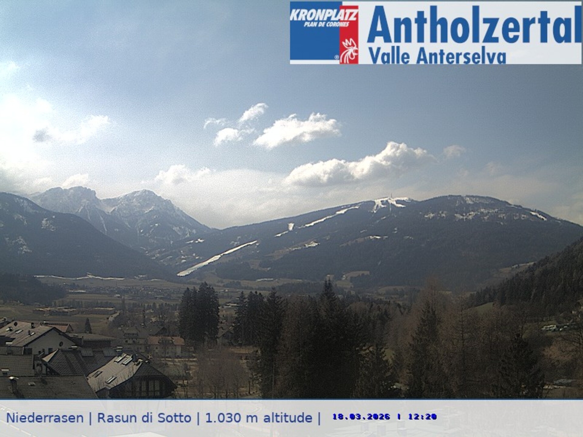 Archiv Foto Webcam Rasen-Antholz (Antholzertal, Südtirol)