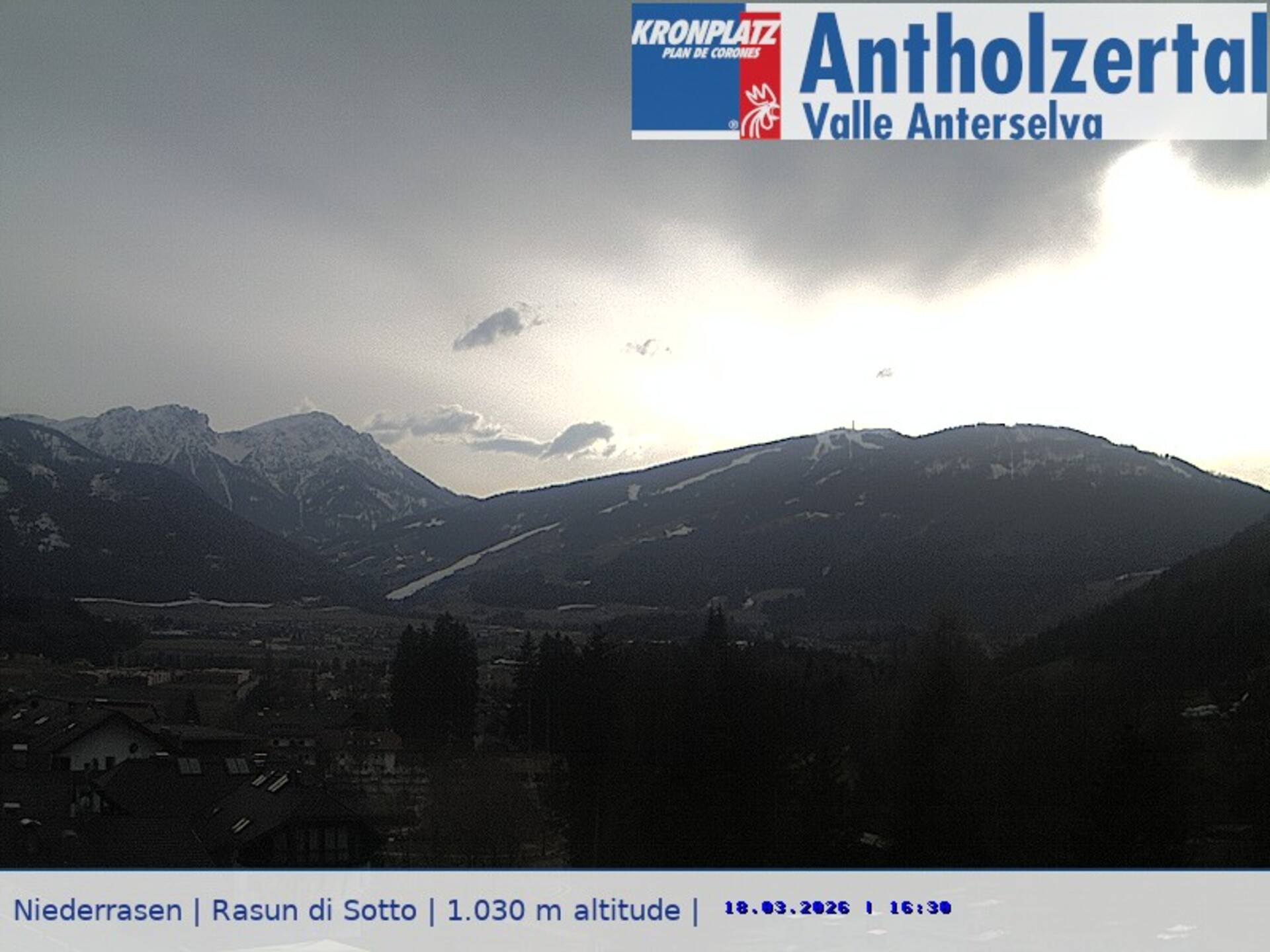 Archiv Foto Webcam Rasen-Antholz (Antholzertal, Südtirol)