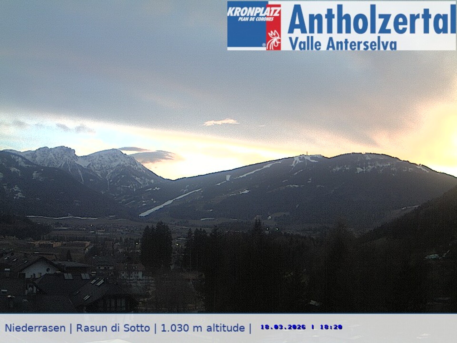 Archiv Foto Webcam Rasen-Antholz (Antholzertal, Südtirol)
