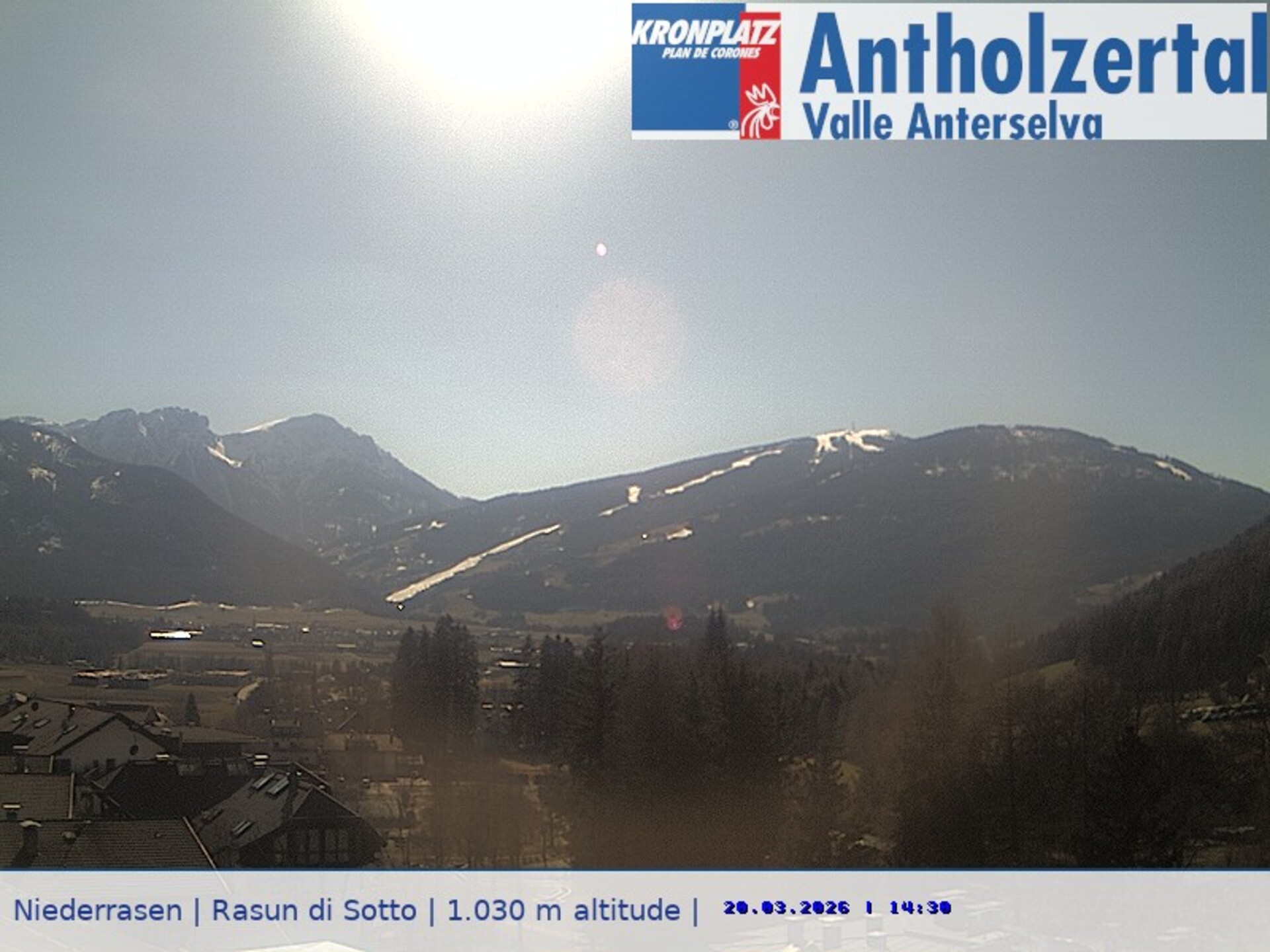 Archiv Foto Webcam Rasen-Antholz (Antholzertal, Südtirol)