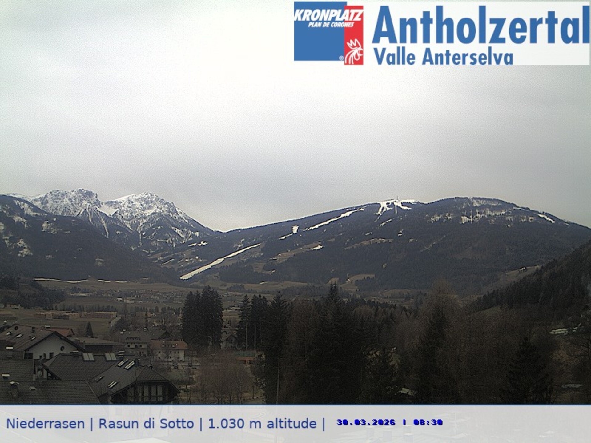 Archiv Foto Webcam Rasen-Antholz (Antholzertal, Südtirol)