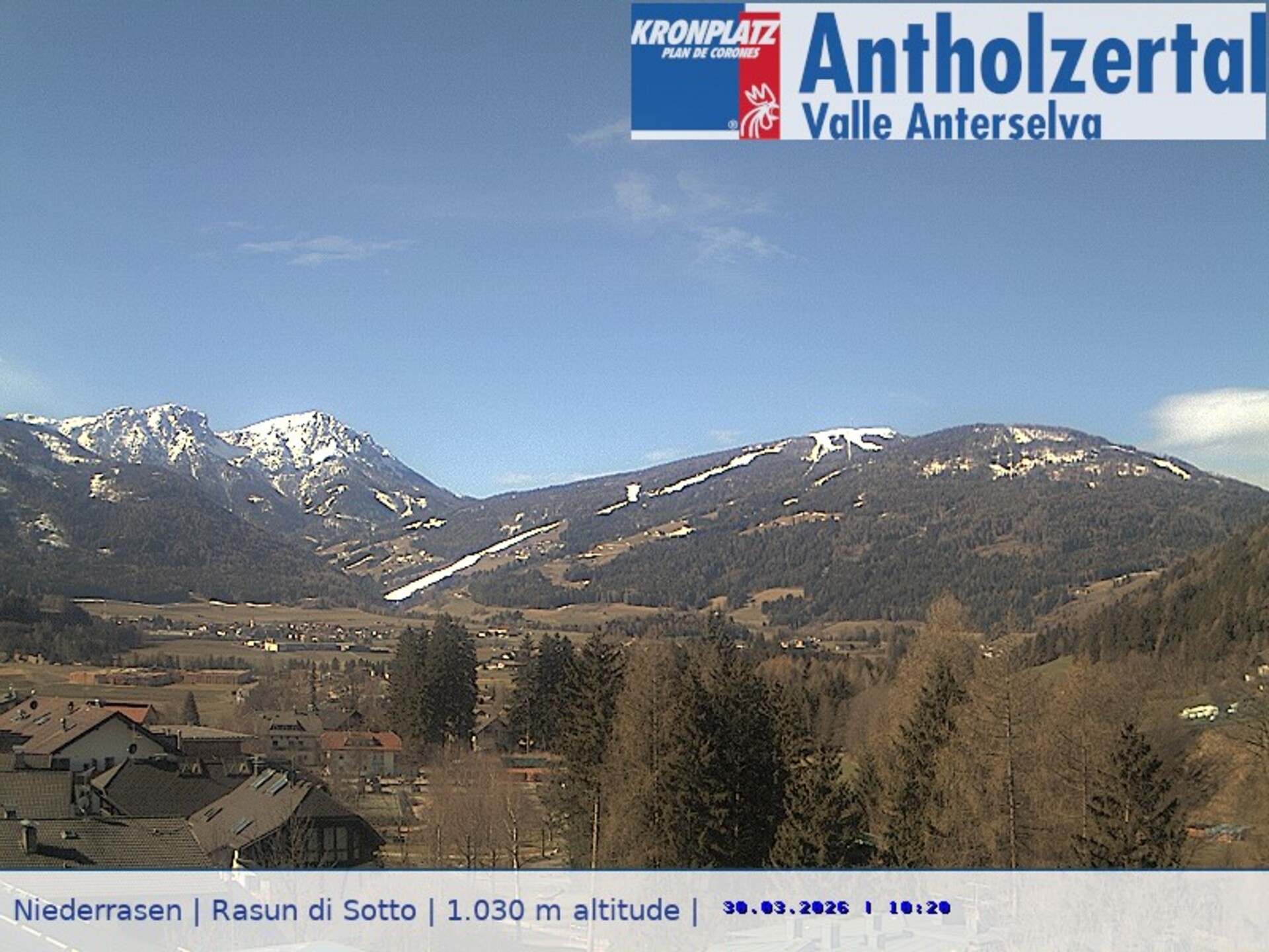 Archiv Foto Webcam Rasen-Antholz (Antholzertal, Südtirol)