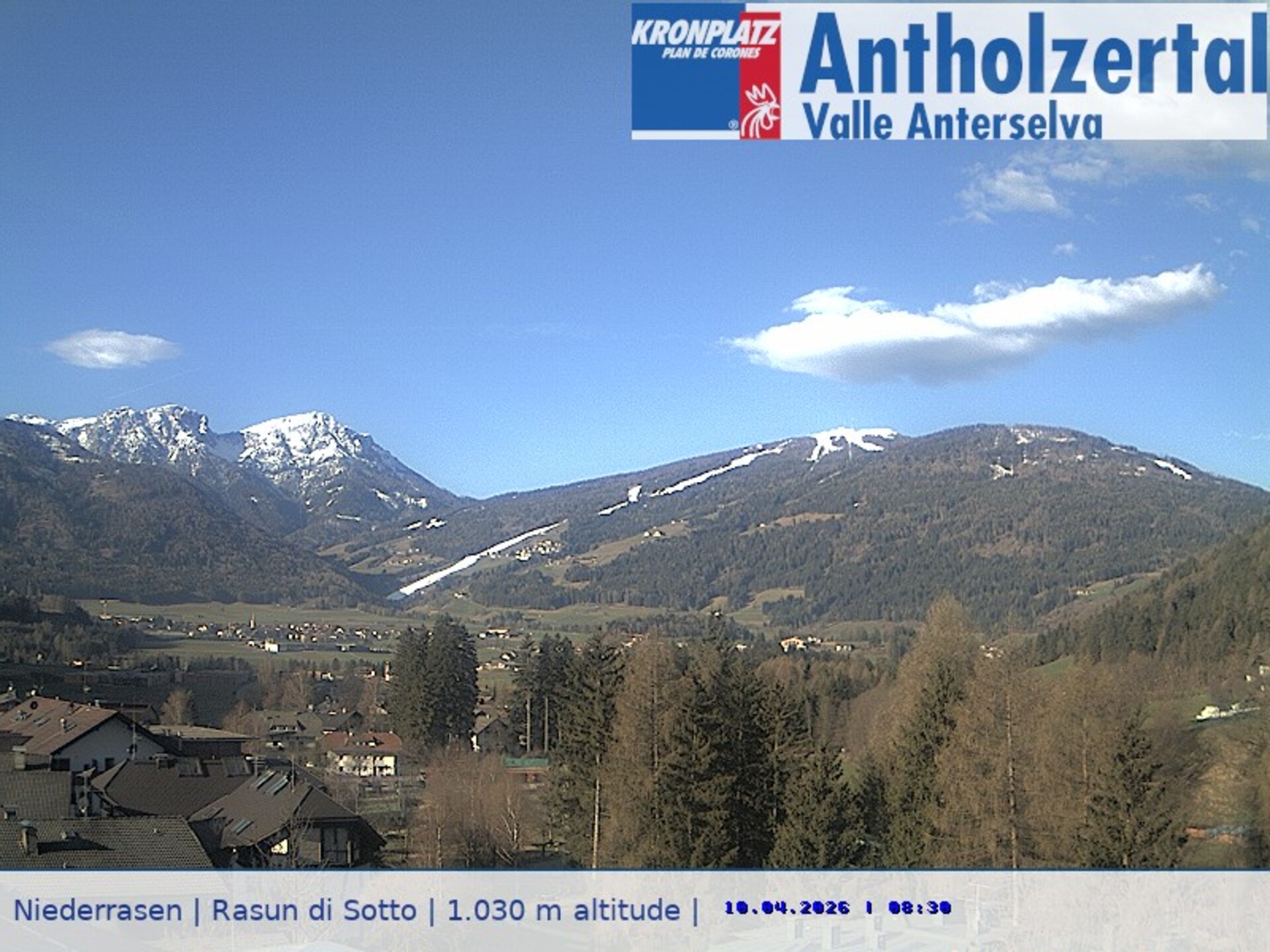 Archiv Foto Webcam Rasen-Antholz (Antholzertal, Südtirol)