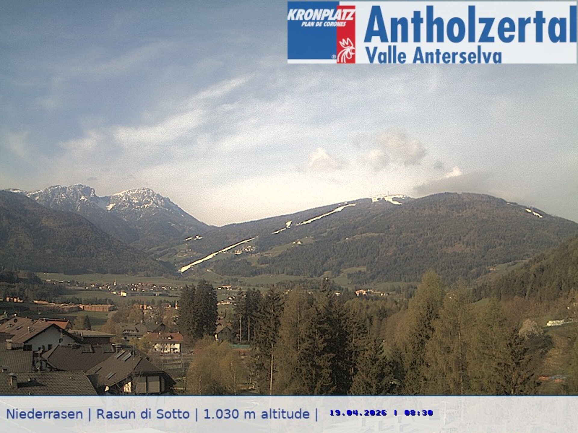 Archiv Foto Webcam Rasen-Antholz (Antholzertal, Südtirol)