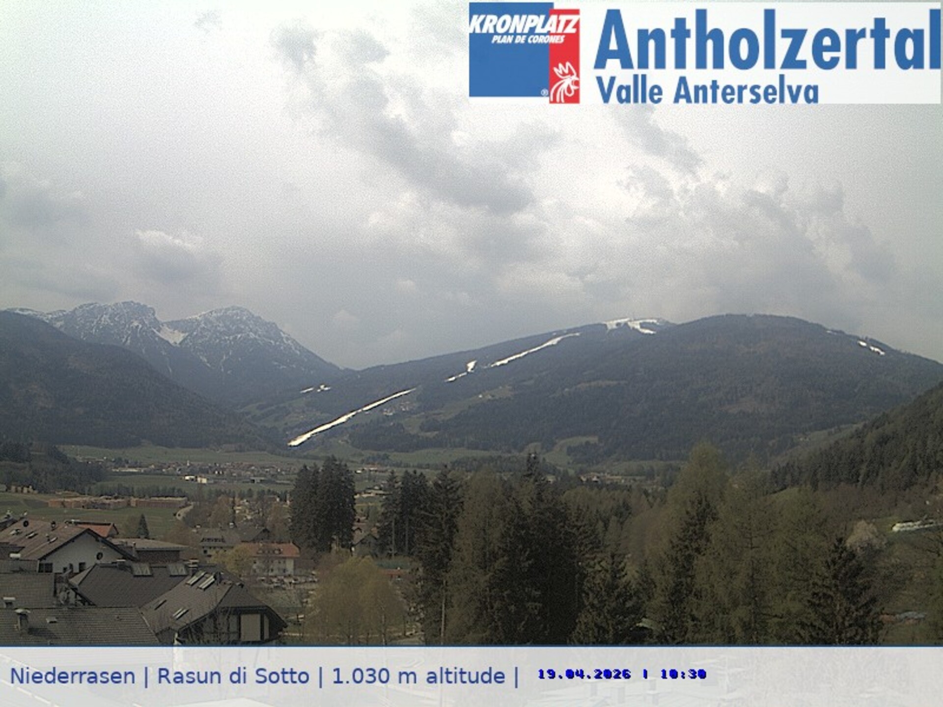 Archiv Foto Webcam Rasen-Antholz (Antholzertal, Südtirol)