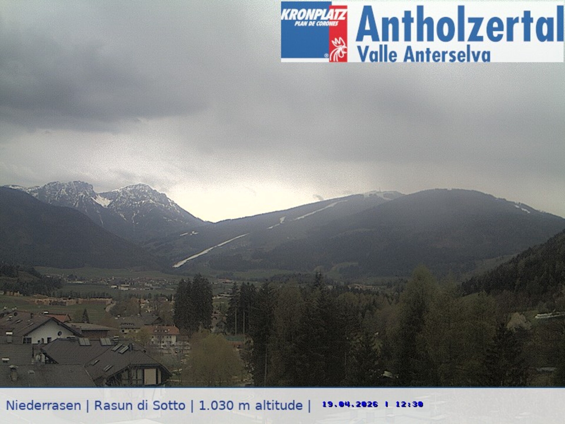 Archiv Foto Webcam Rasen-Antholz (Antholzertal, Südtirol)