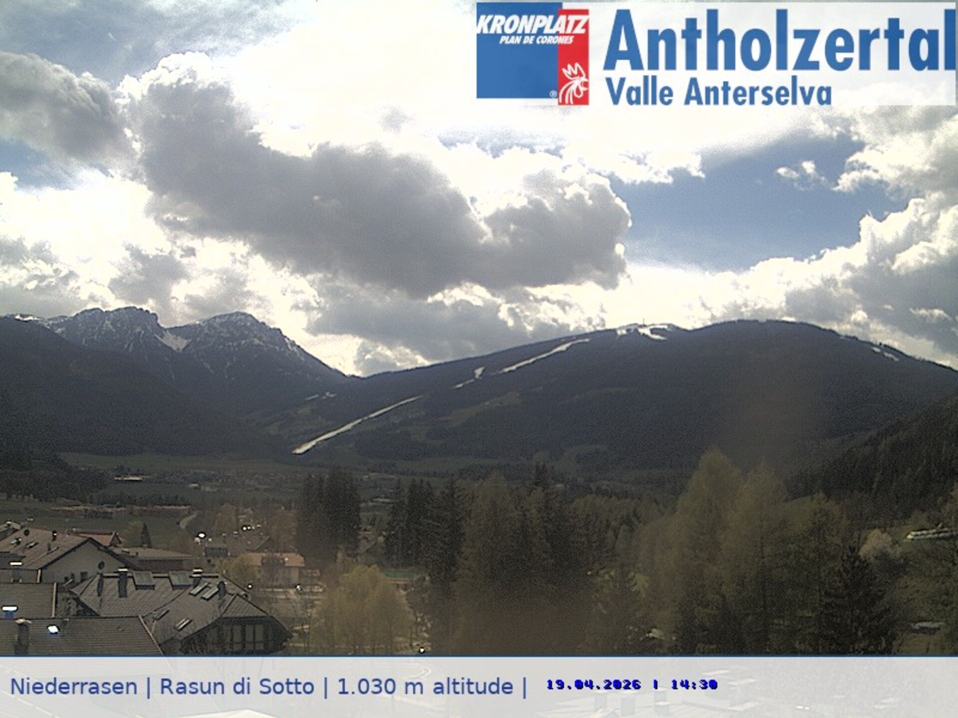 Archiv Foto Webcam Rasen-Antholz (Antholzertal, Südtirol)