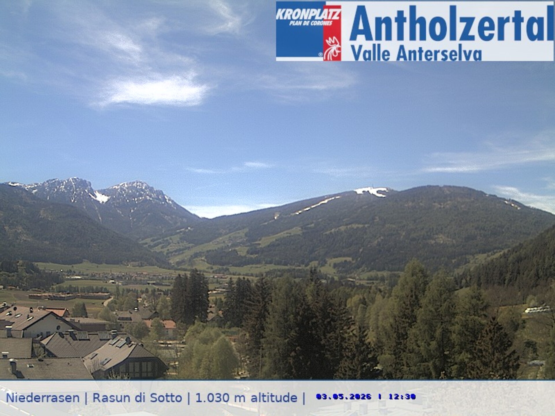 Archiv Foto Webcam Rasen-Antholz (Antholzertal, Südtirol)