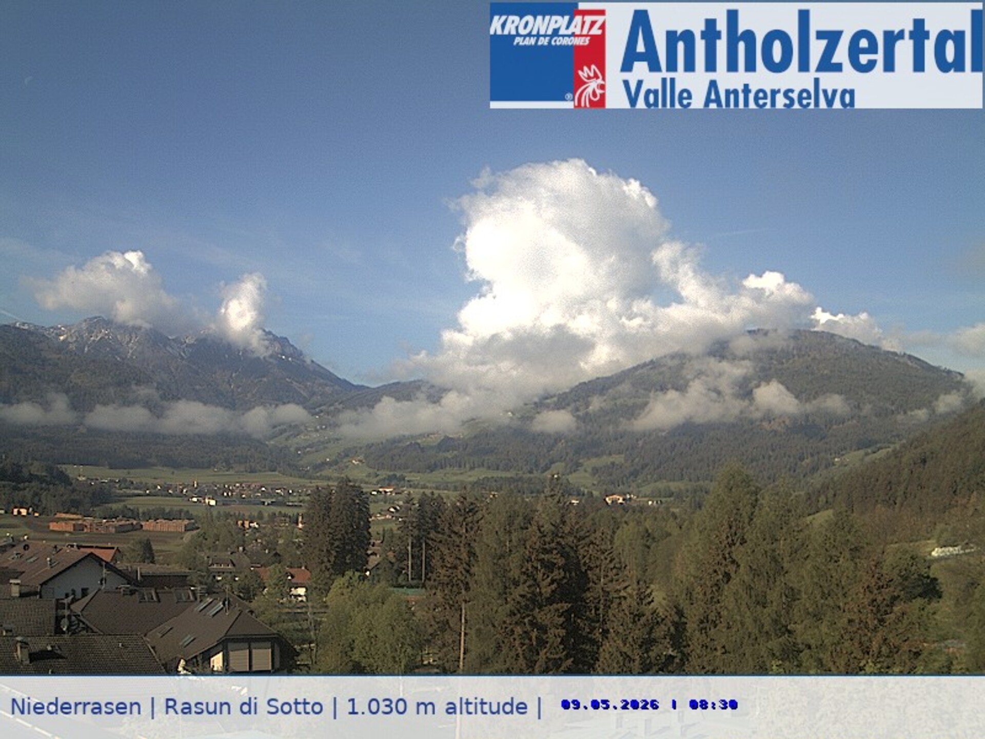 Archiv Foto Webcam Rasen-Antholz (Antholzertal, Südtirol)