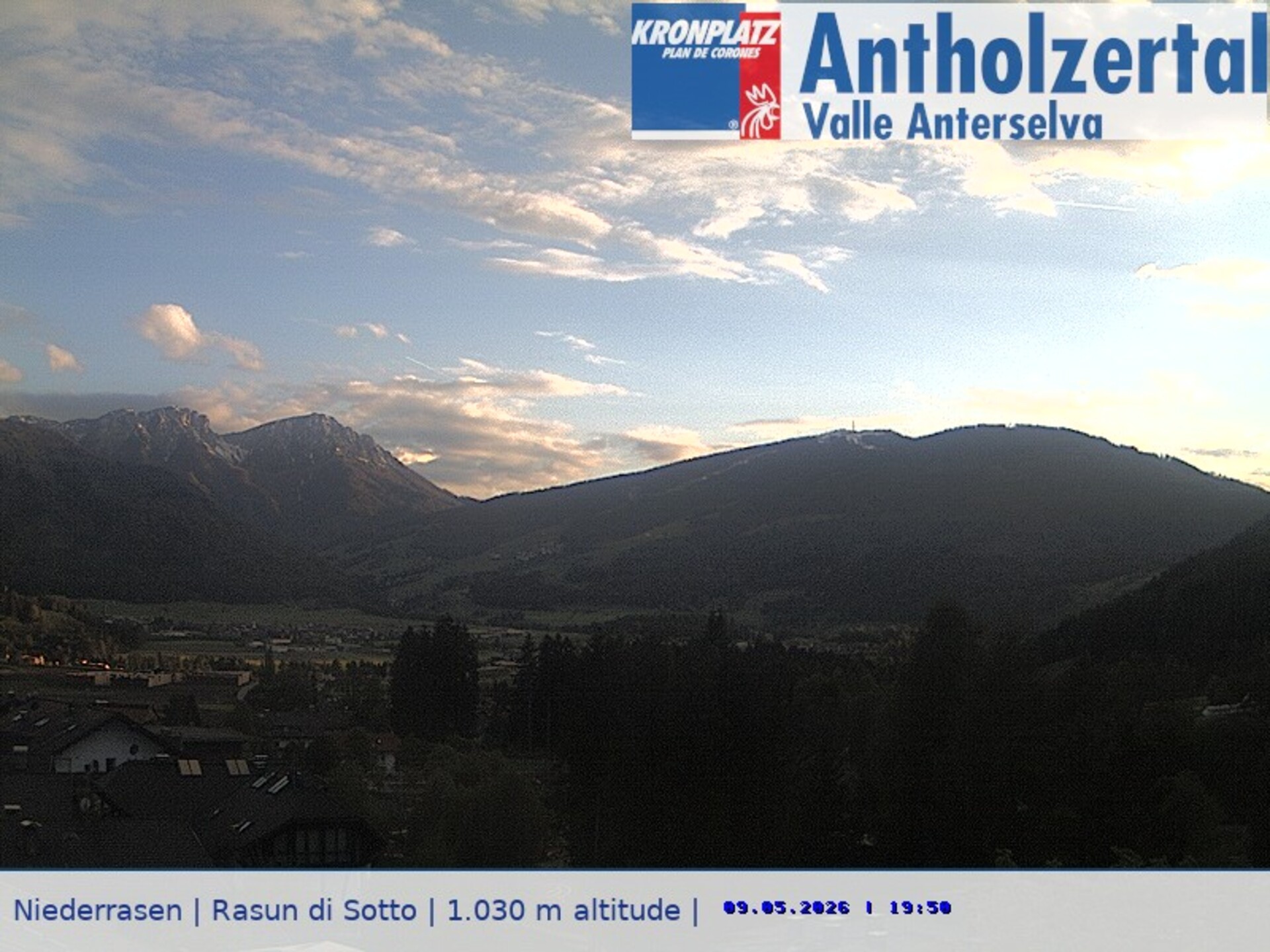 Archiv Foto Webcam Rasen-Antholz (Antholzertal, Südtirol)
