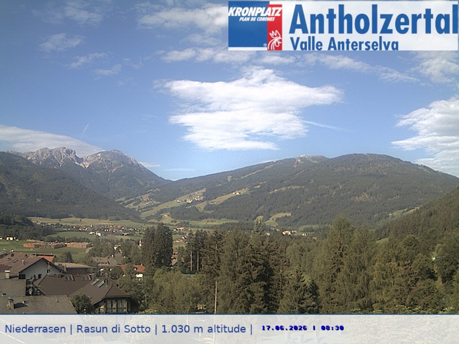 Archiv Foto Webcam Rasen-Antholz (Antholzertal, Südtirol)