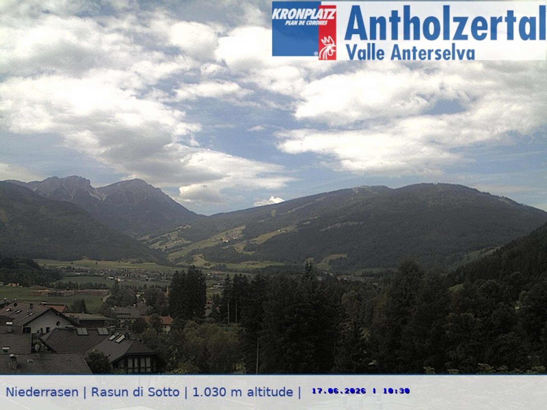 Archiv Foto Webcam Rasen-Antholz (Antholzertal, Südtirol)