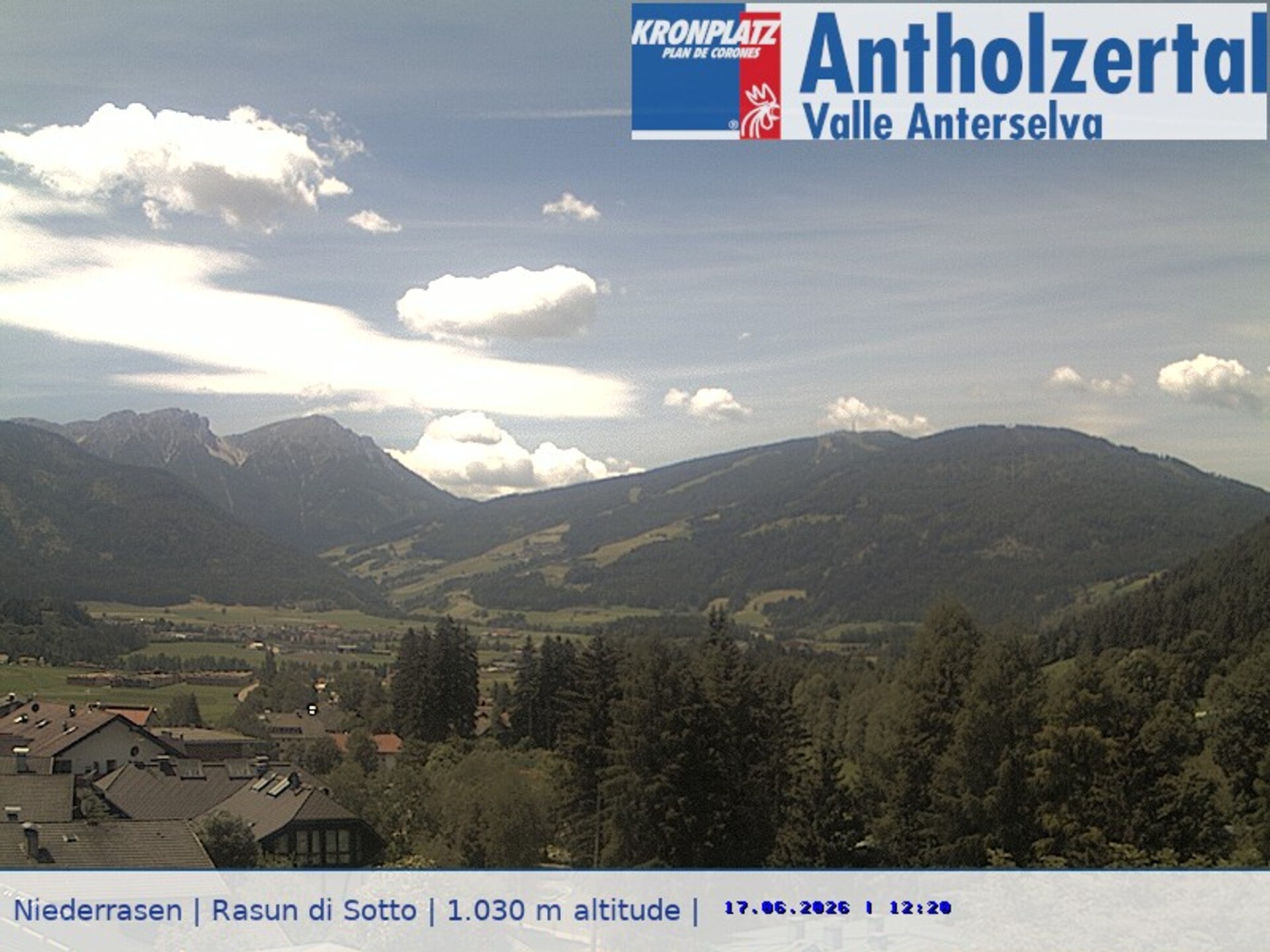 Archiv Foto Webcam Rasen-Antholz (Antholzertal, Südtirol)