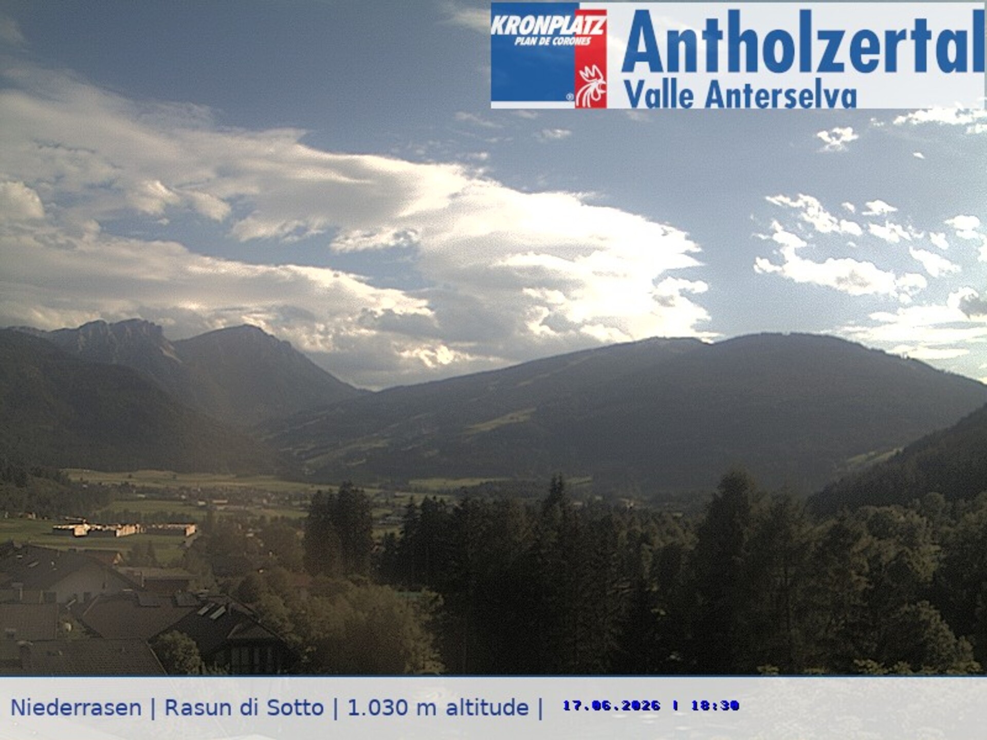 Archiv Foto Webcam Rasen-Antholz (Antholzertal, Südtirol)