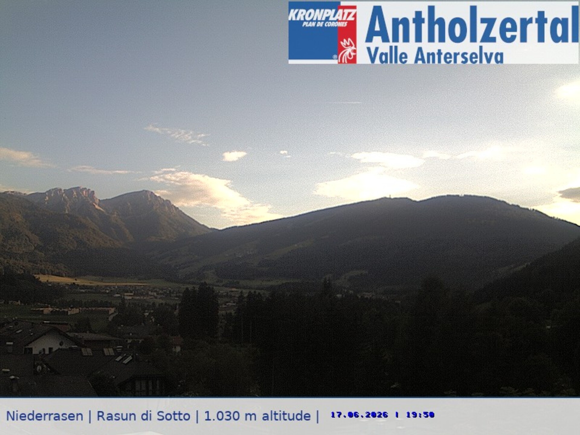 Archiv Foto Webcam Rasen-Antholz (Antholzertal, Südtirol)